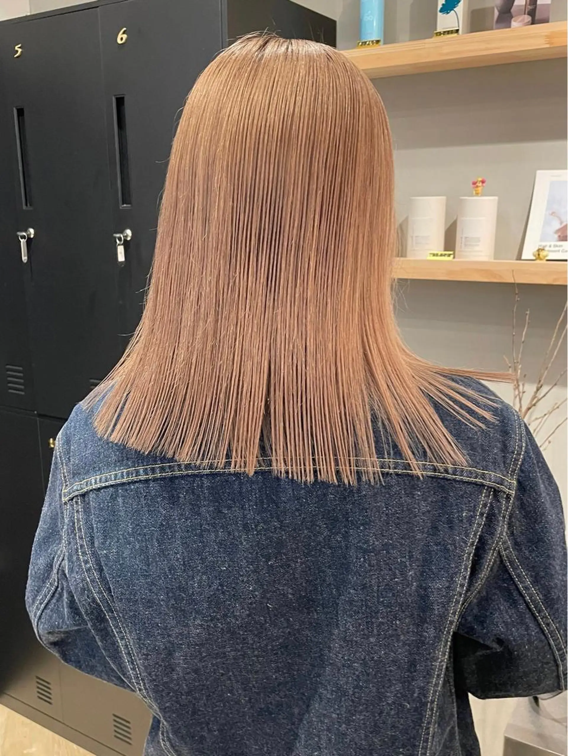 ミディアム カラー ヘアカラー トリートメント SALOWIN下北沢所属・hazuki 🌝のヘアスタイル