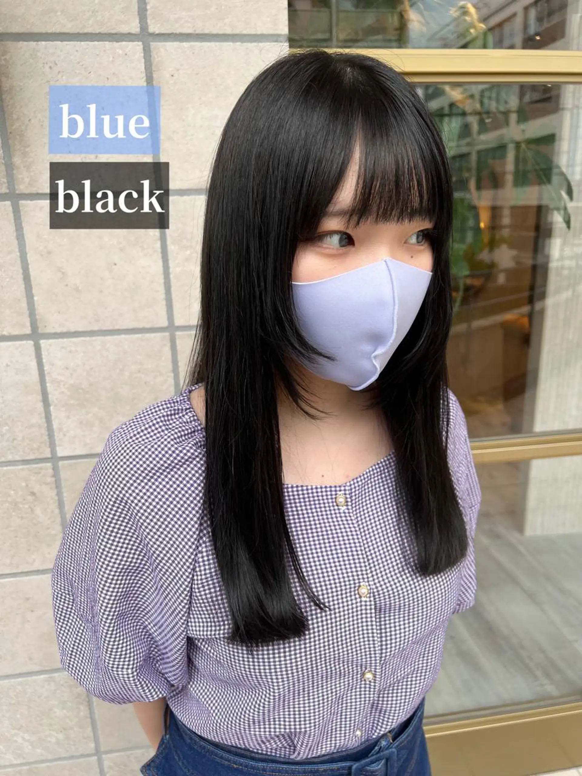 セミロング カラー 透明感カラー イルミナカラー カット トリートメント Aya/四条烏丸/ インナーカラーのヘアスタイル