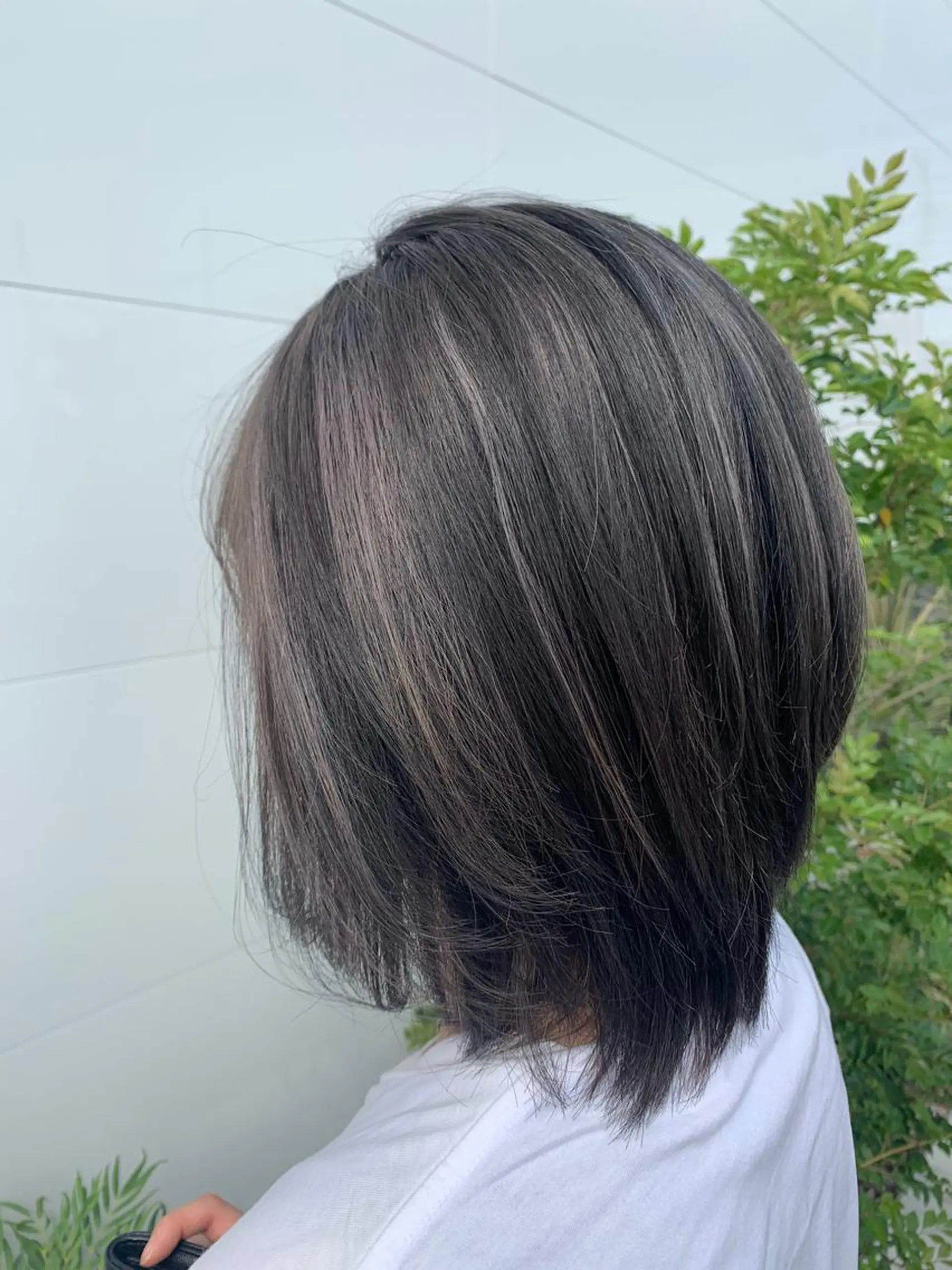 ミディアム カット 縮毛矯正 slow所属・名取 純平のヘアスタイル