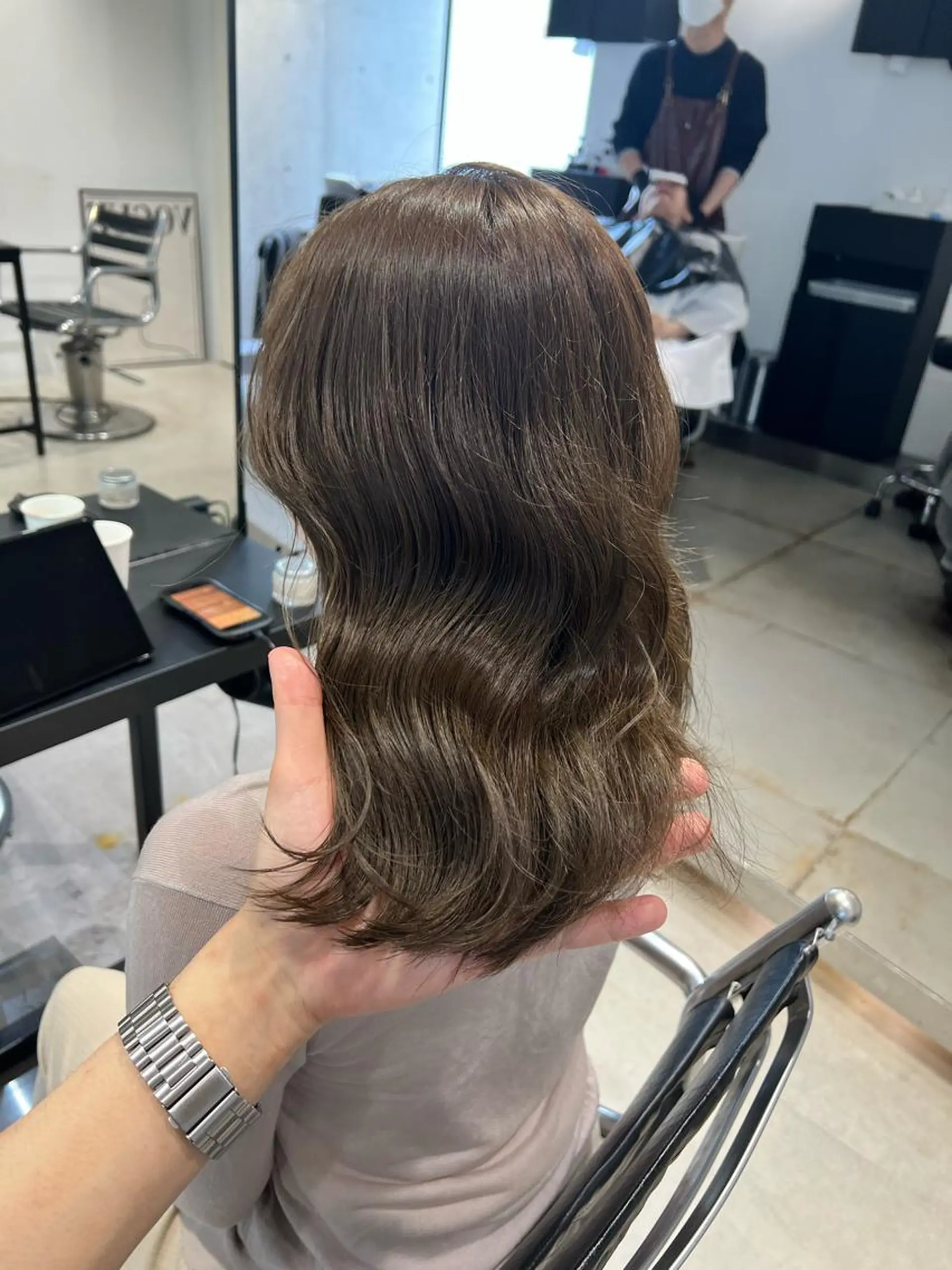 セミロング カラー カット ヘアカラー トリートメント レイヤー/透明感 カラー🌿KANTAのヘアスタイル