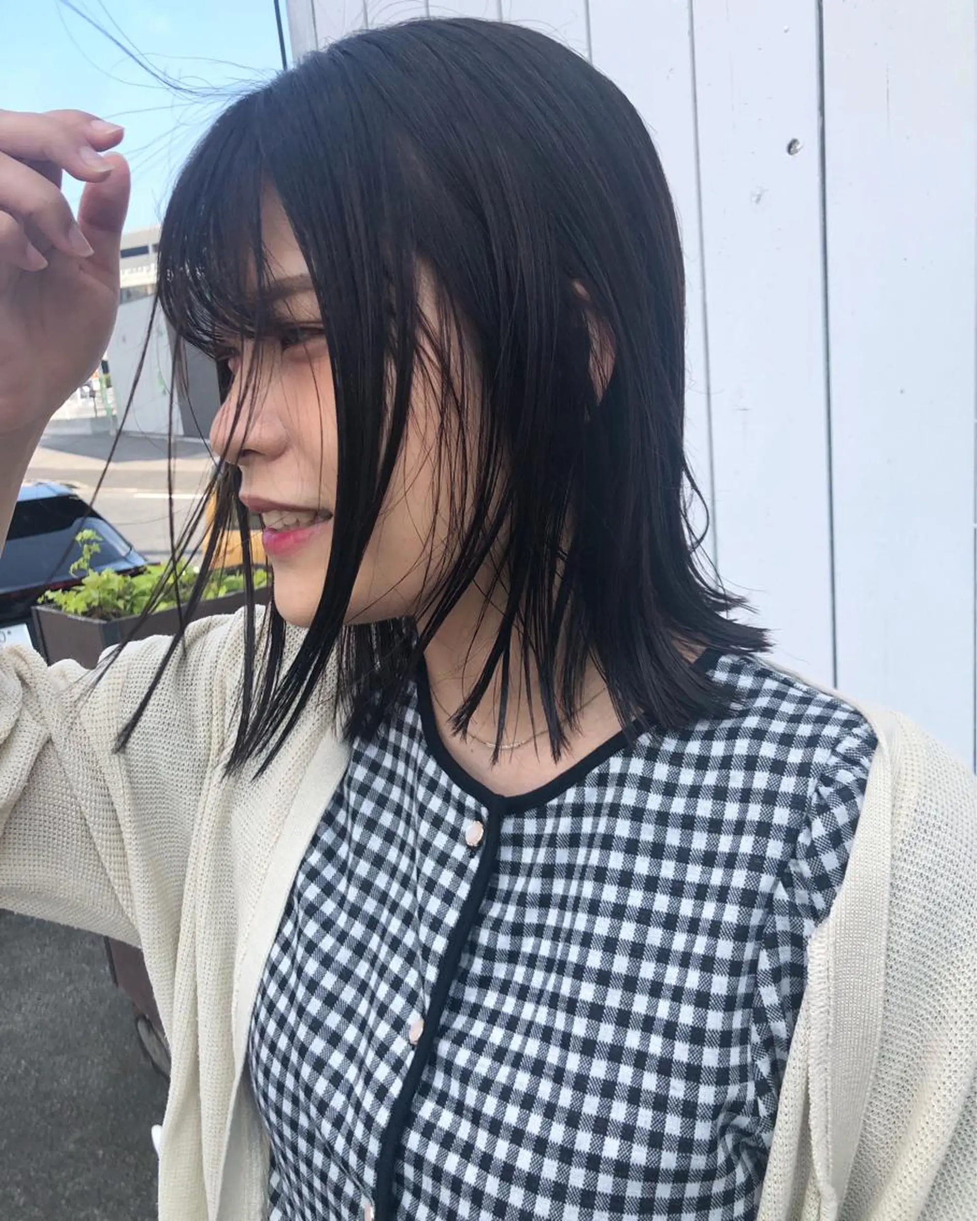 ミディアム カラー ヘアアレンジ カット デザインカット🎨 ボブ🫟おざきのヘアスタイル