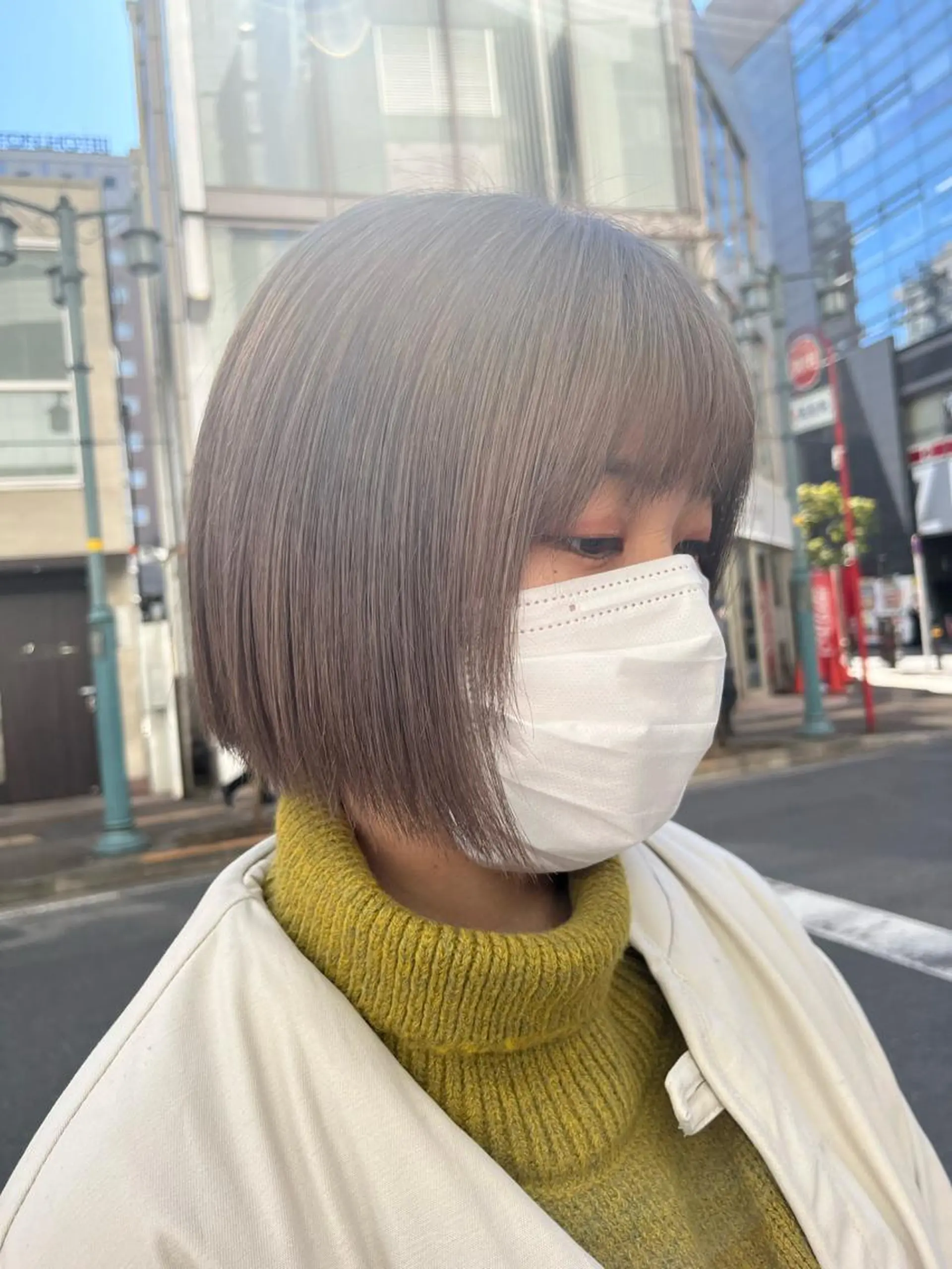 ショート カラー 💖デザインカラー/ タダ ハナカ💖のヘアスタイル