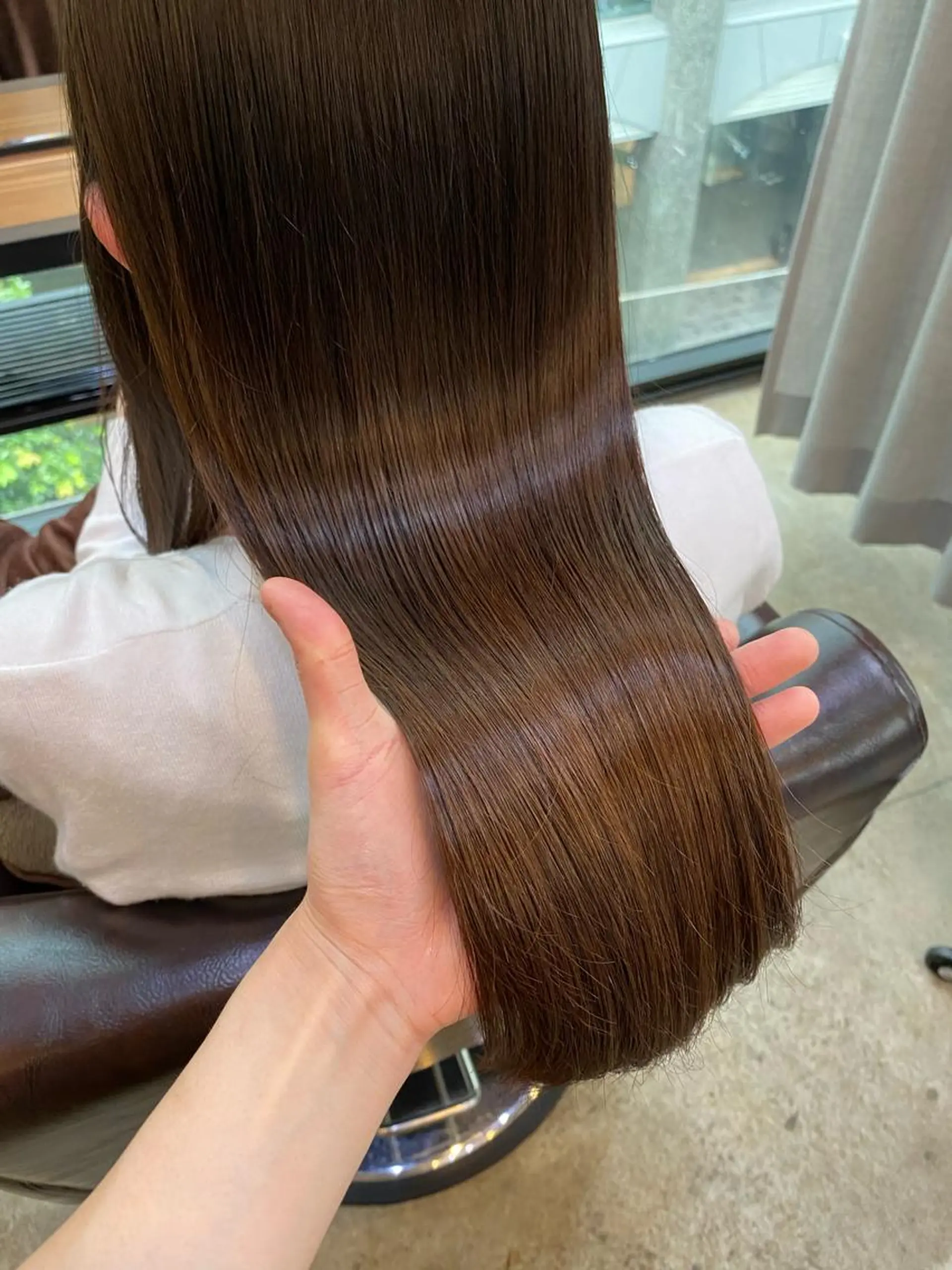 ロング カット 縮毛矯正 トリートメント youres hair 髪質改善トリートメント&ヘッドスパ　恵比寿本店【ユアーズ　ヘア】所属・✨美髪エステ✨ 佐々木みなみのヘアスタイル