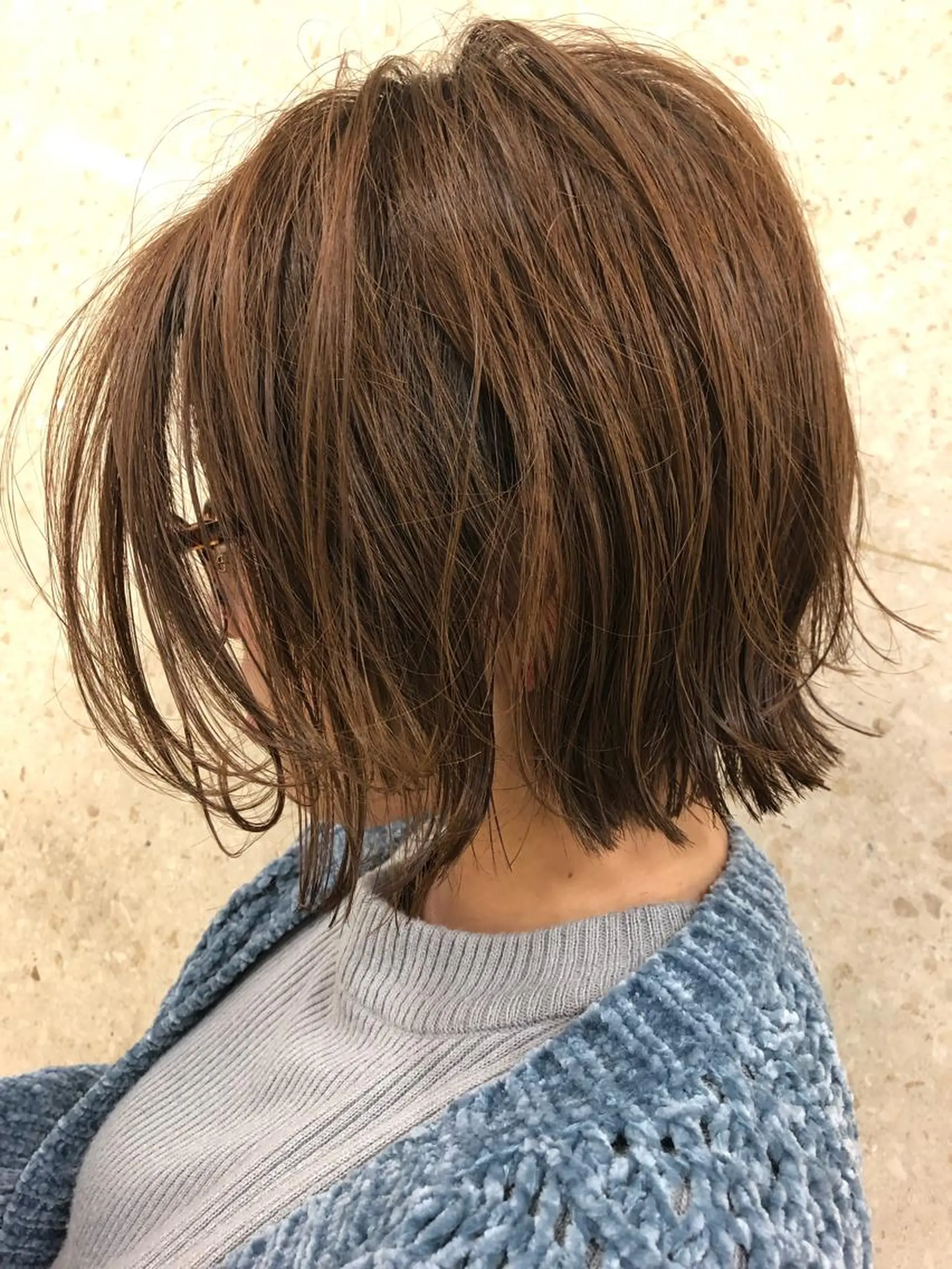 ショート 外ハネヘア カット 菅村 勇亮のヘアスタイル