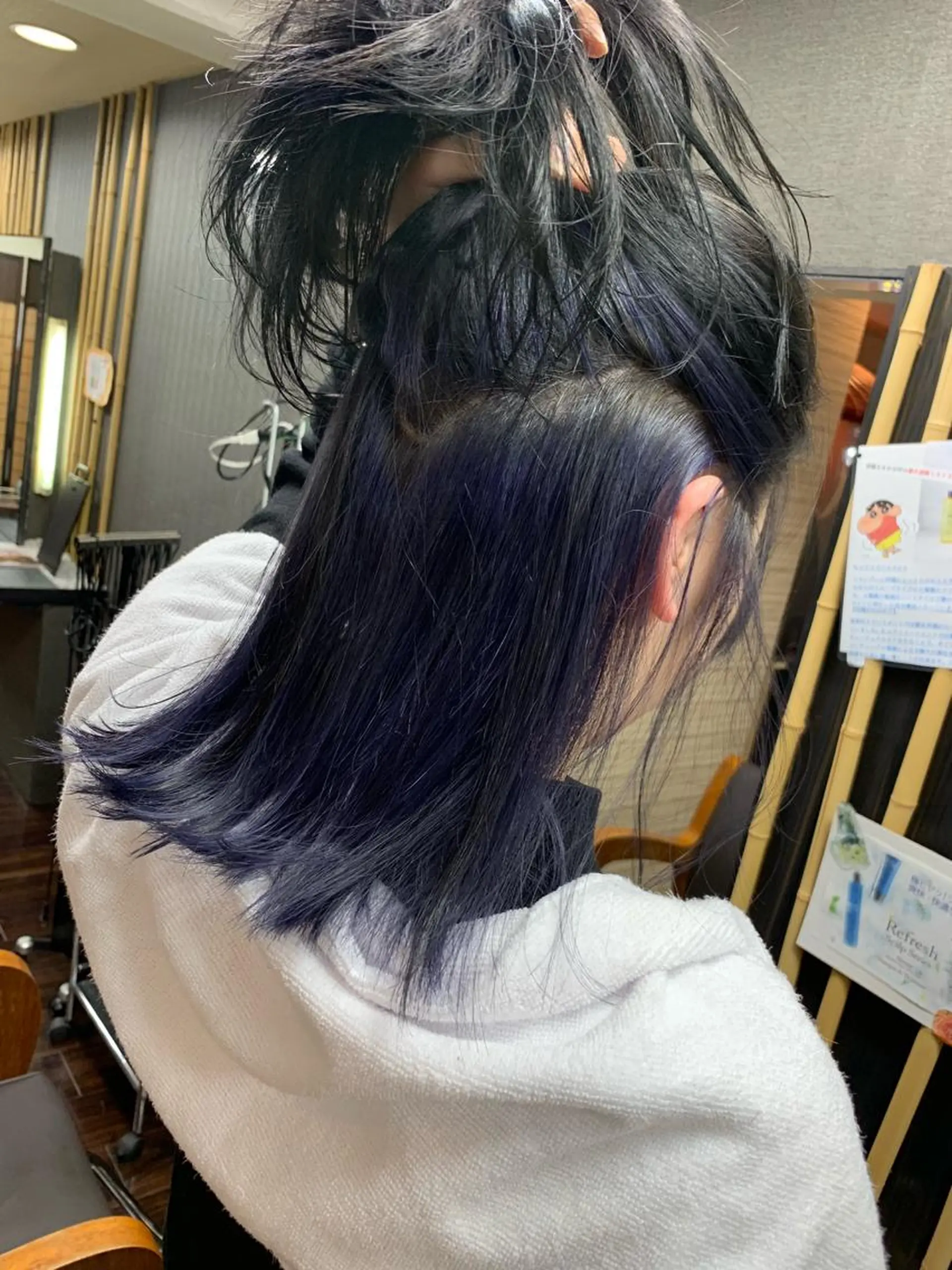 ミディアム ヴェチカヘア京橋所属・脱白髪染め カミタニのヘアスタイル