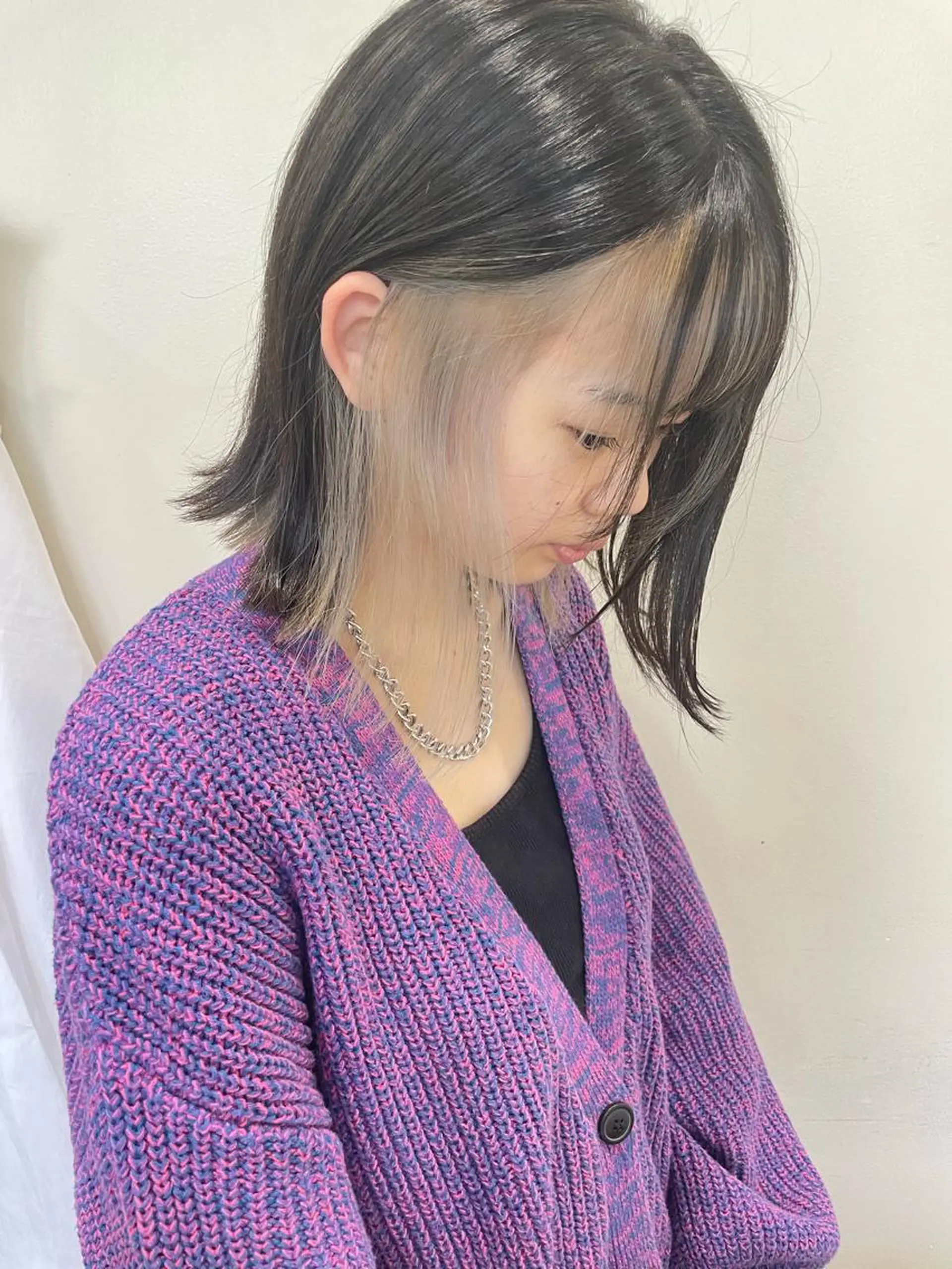 ショート カラー ブリーチ ヘアカラー トリートメント 羽田翔大/ブリーチ/ ボブカット/店長のヘアスタイル