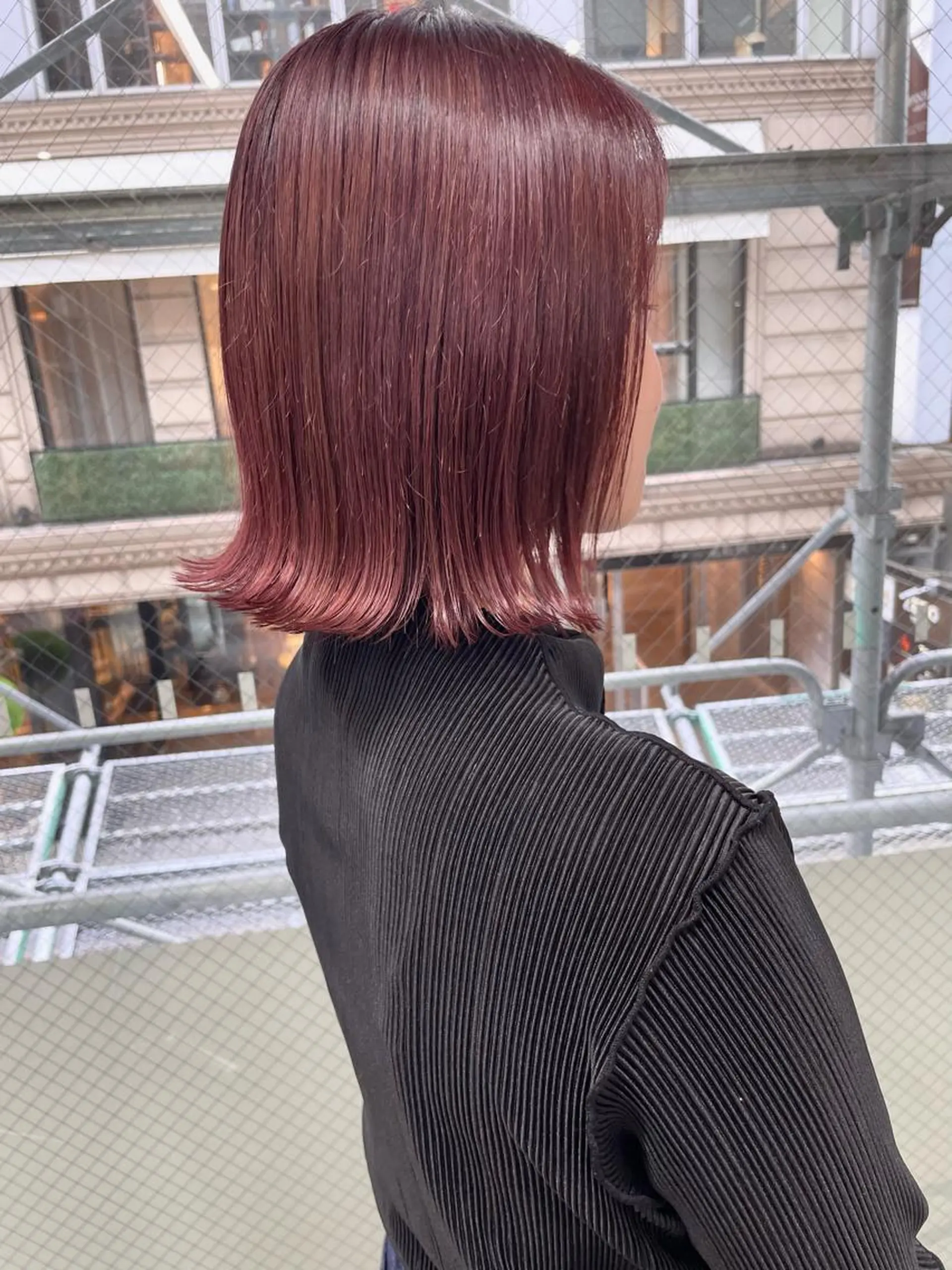 ミディアム カラー カット 髪質改善will hairdesignのヘアスタイル