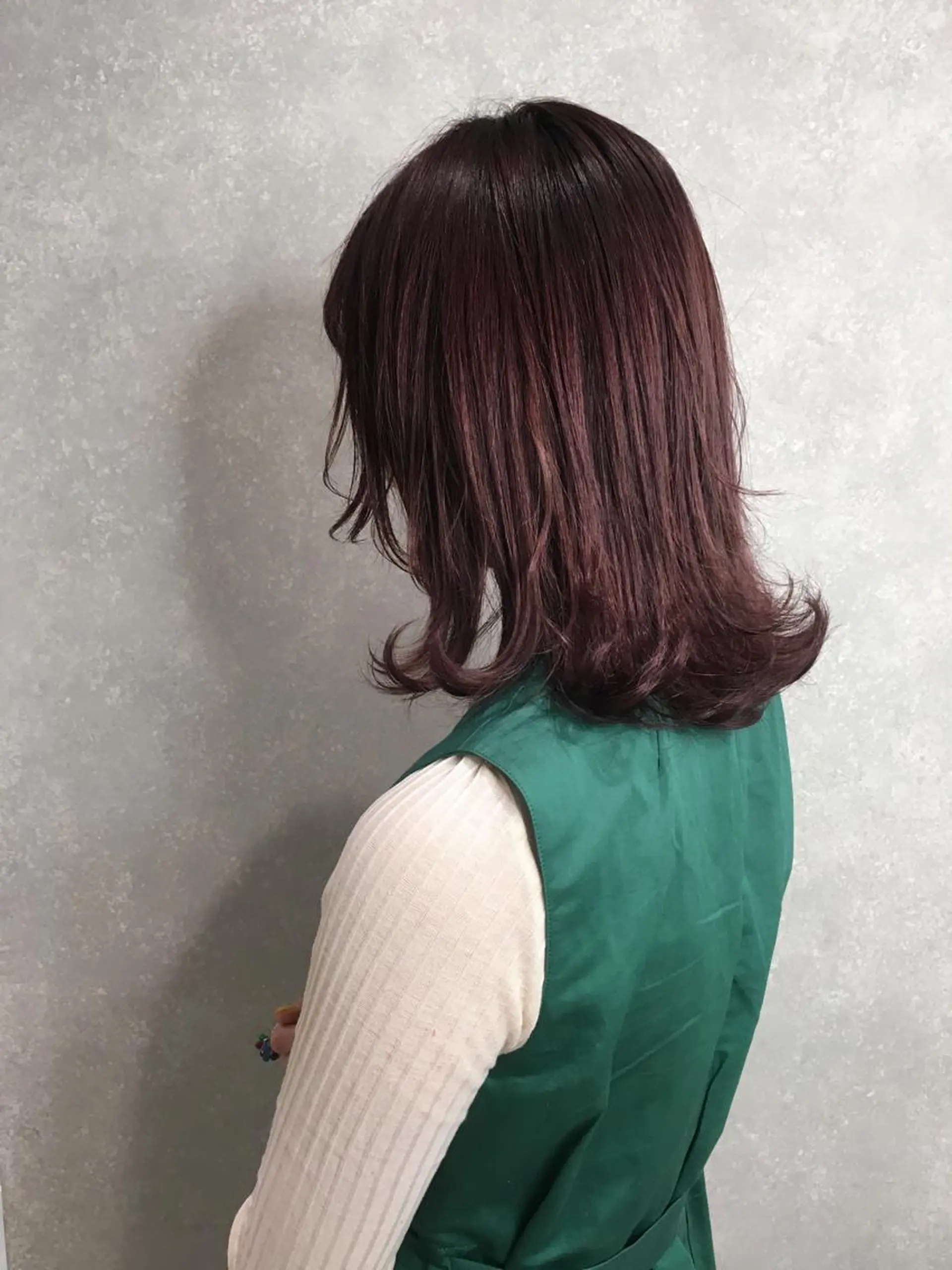 ミディアム カラー パーマ ヘアアレンジ freelance美容師所属・迷った時見てください 林 祥平のヘアスタイル