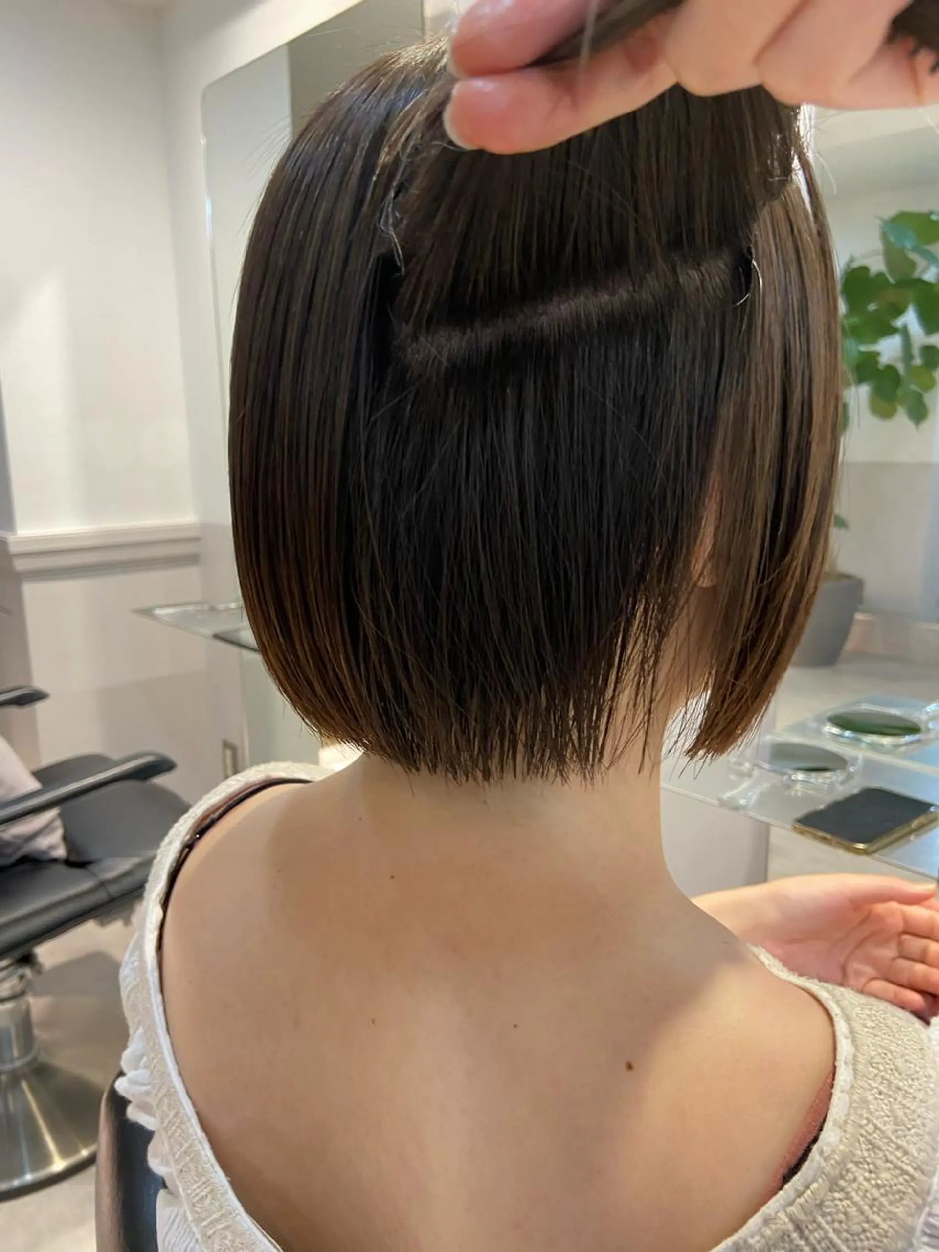 ミディアム 縮毛矯正 山下夕月 ショート🫧ボブのヘアスタイル