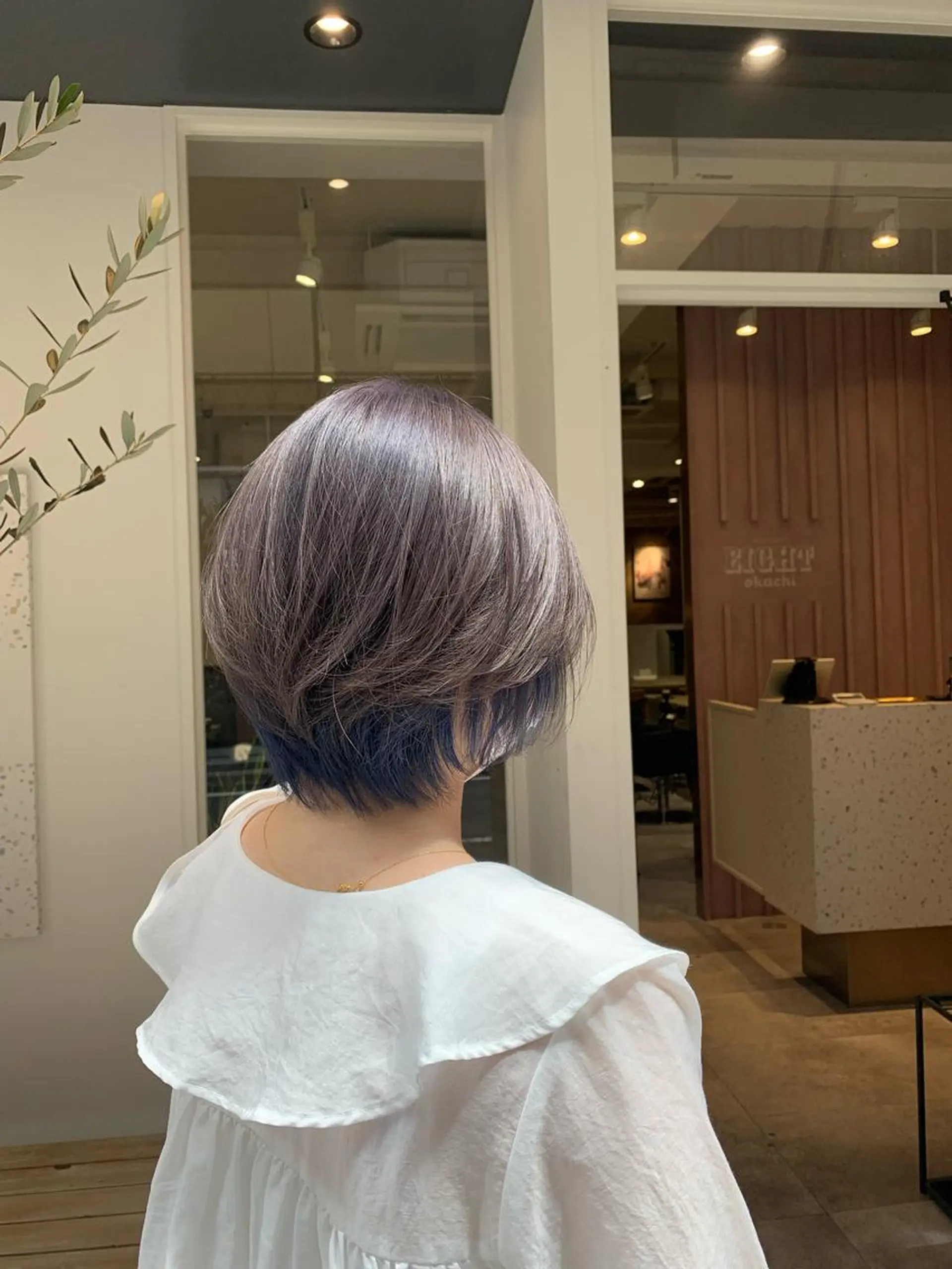 ショート カラー 🥀韓国ヘア🥀 宮津真菜のヘアスタイル