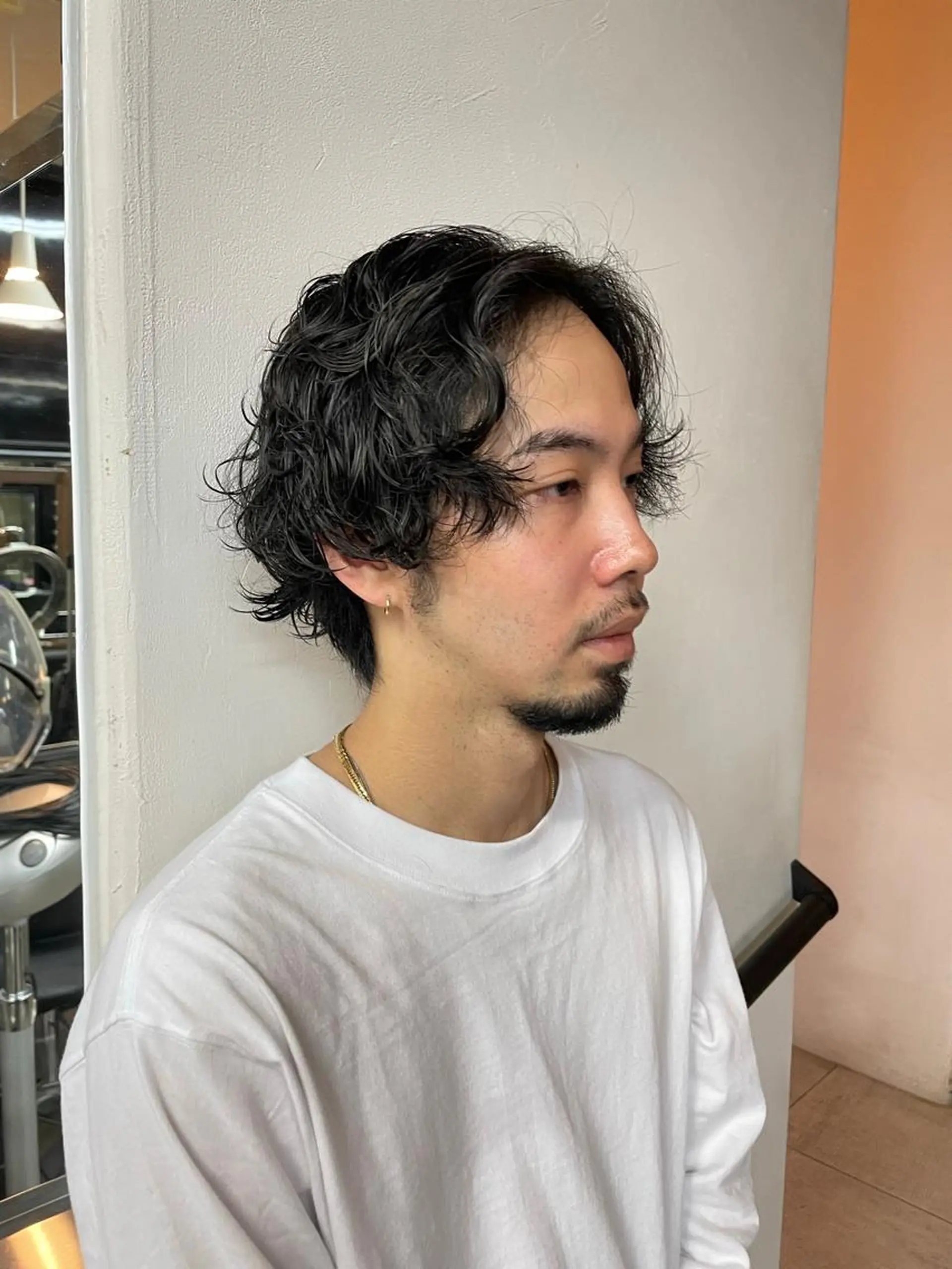 ミディアム カラー パーマ メンズ assort 🦋 Akari🦋🦋のヘアスタイル