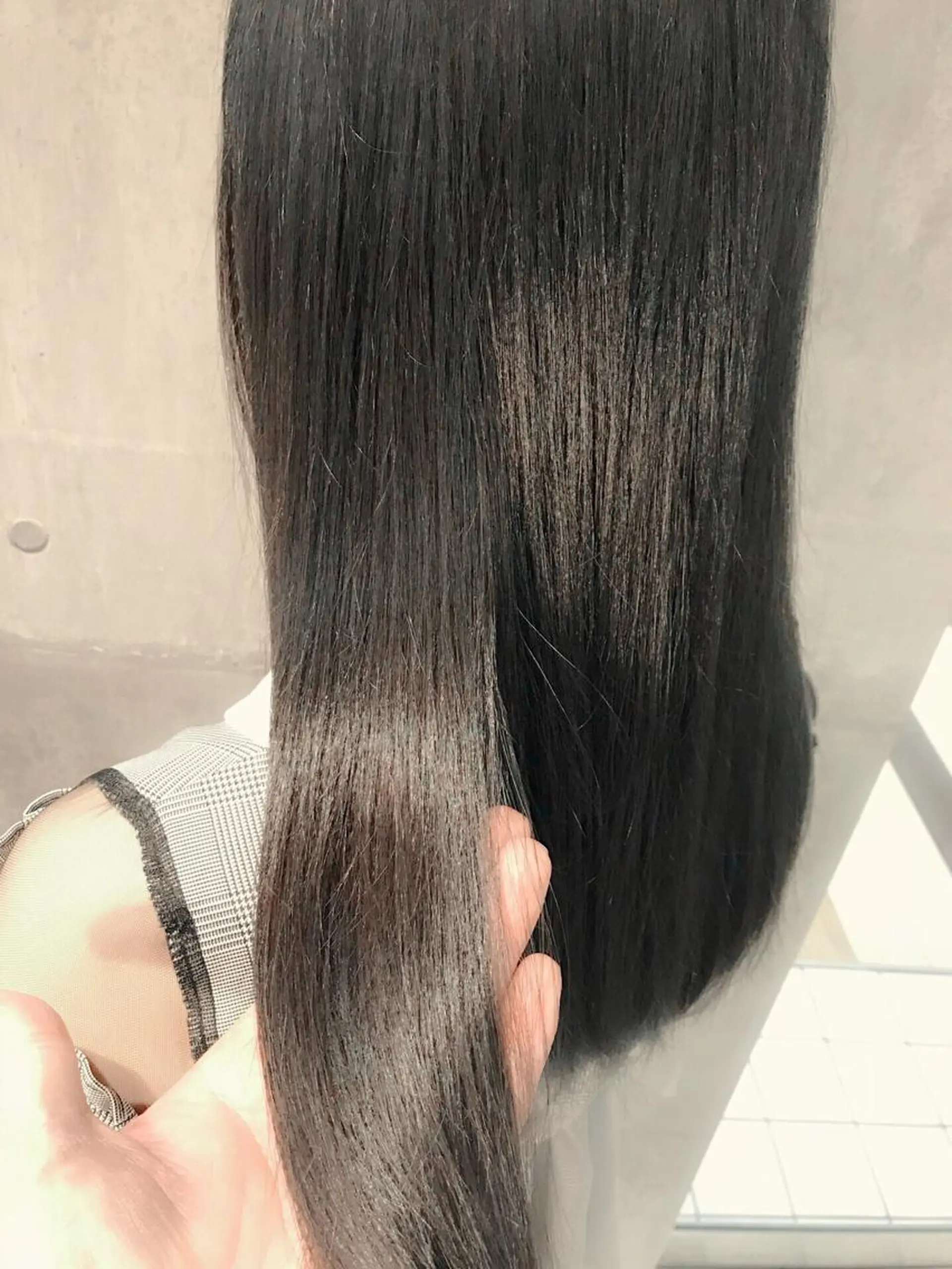 ロング カラー イルミナカラー 髪質改善ｶﾗｰ ｹｱﾌﾞﾘｰﾁ/ﾀﾑのヘアスタイル