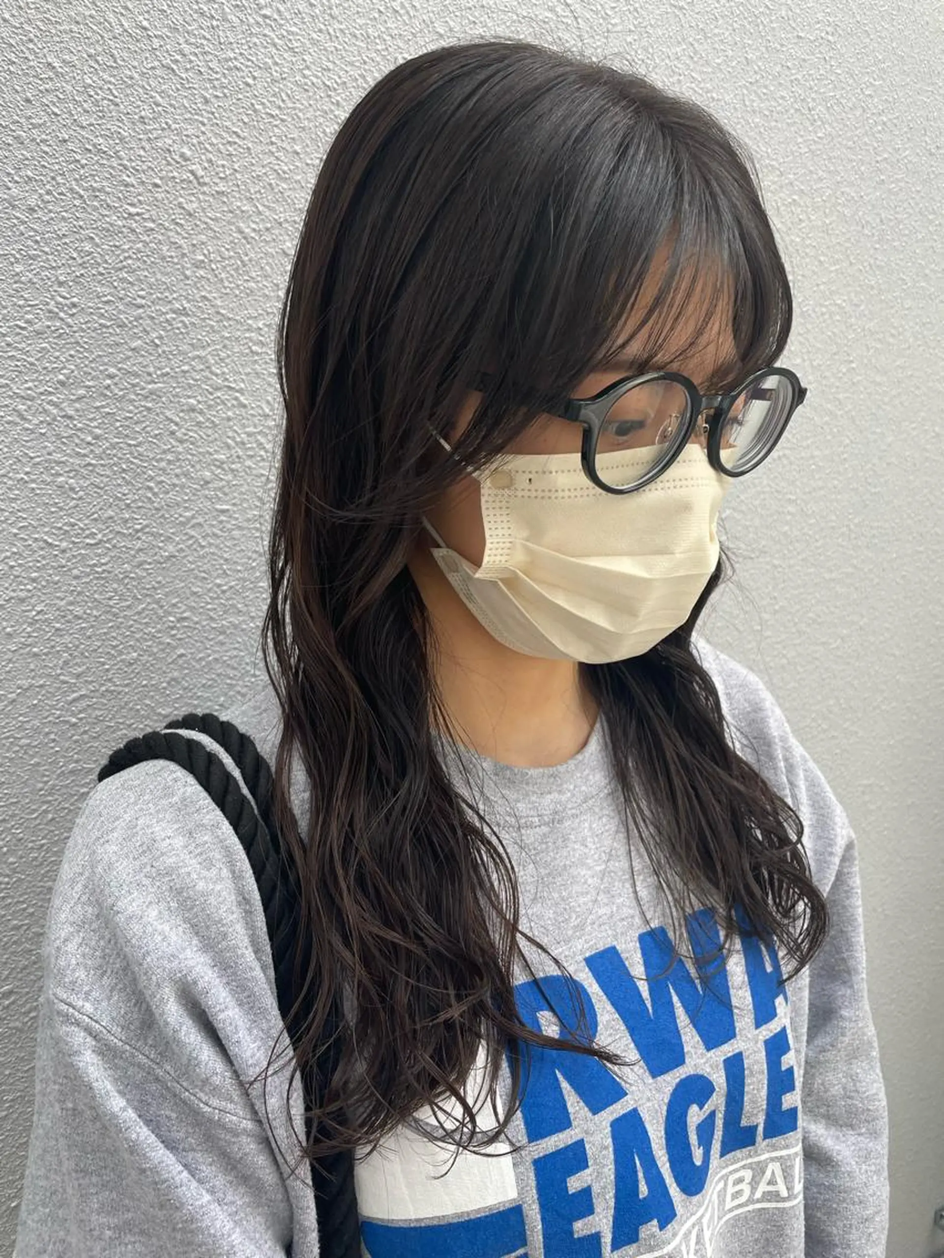 セミロング 切りっぱなしボブ ショートボブ セミロングパーマ ミストバング ボブ カット パーマ トリートメント C’LD hair  produce /シールドヘア所属・モテ髪/ボブ/ショー ト/アダチフウトのヘアスタイル