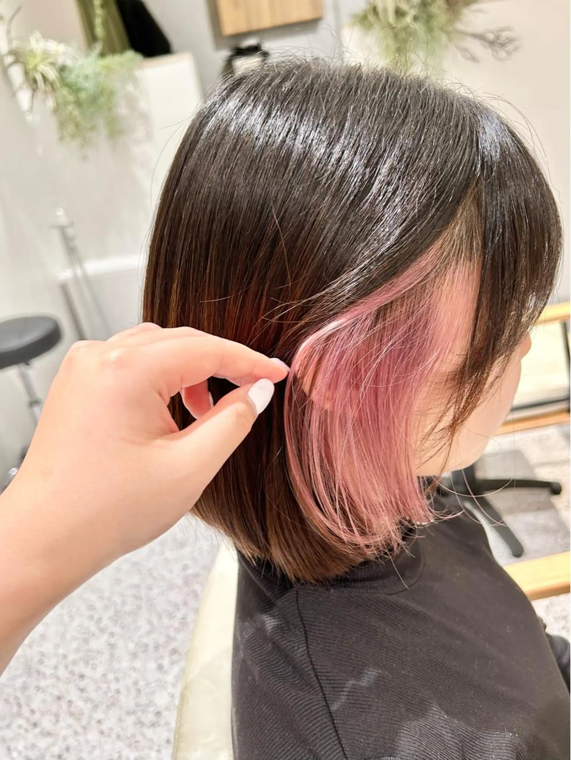 ショート カラー ヘアアレンジ ピンクカラー 韓国マツエク/まつパ 🎀misaki🎀のマツエク・マツパデザイン