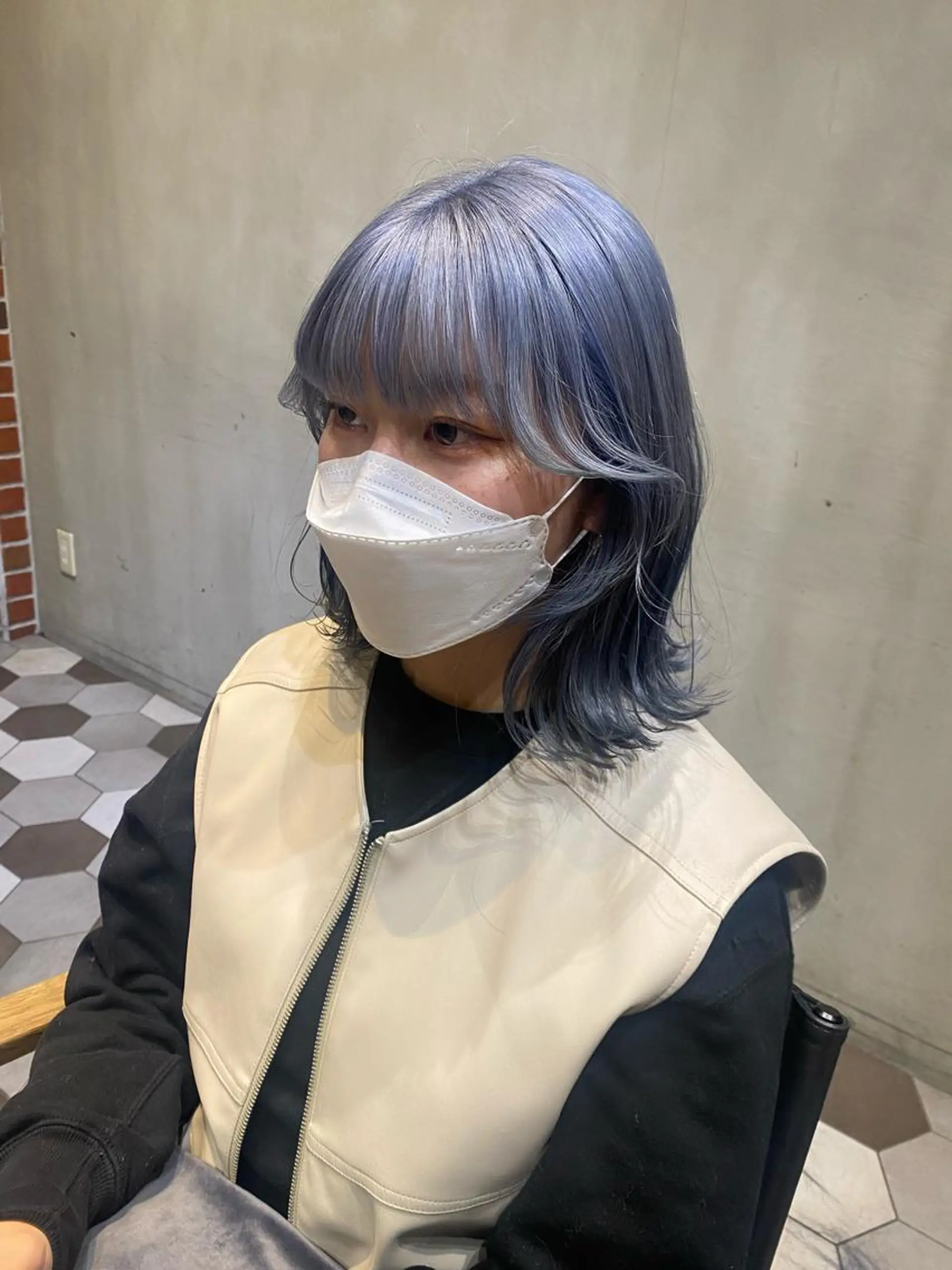 ミディアム 髪質改善韓国レイヤー SHIORI🦋のヘアスタイル