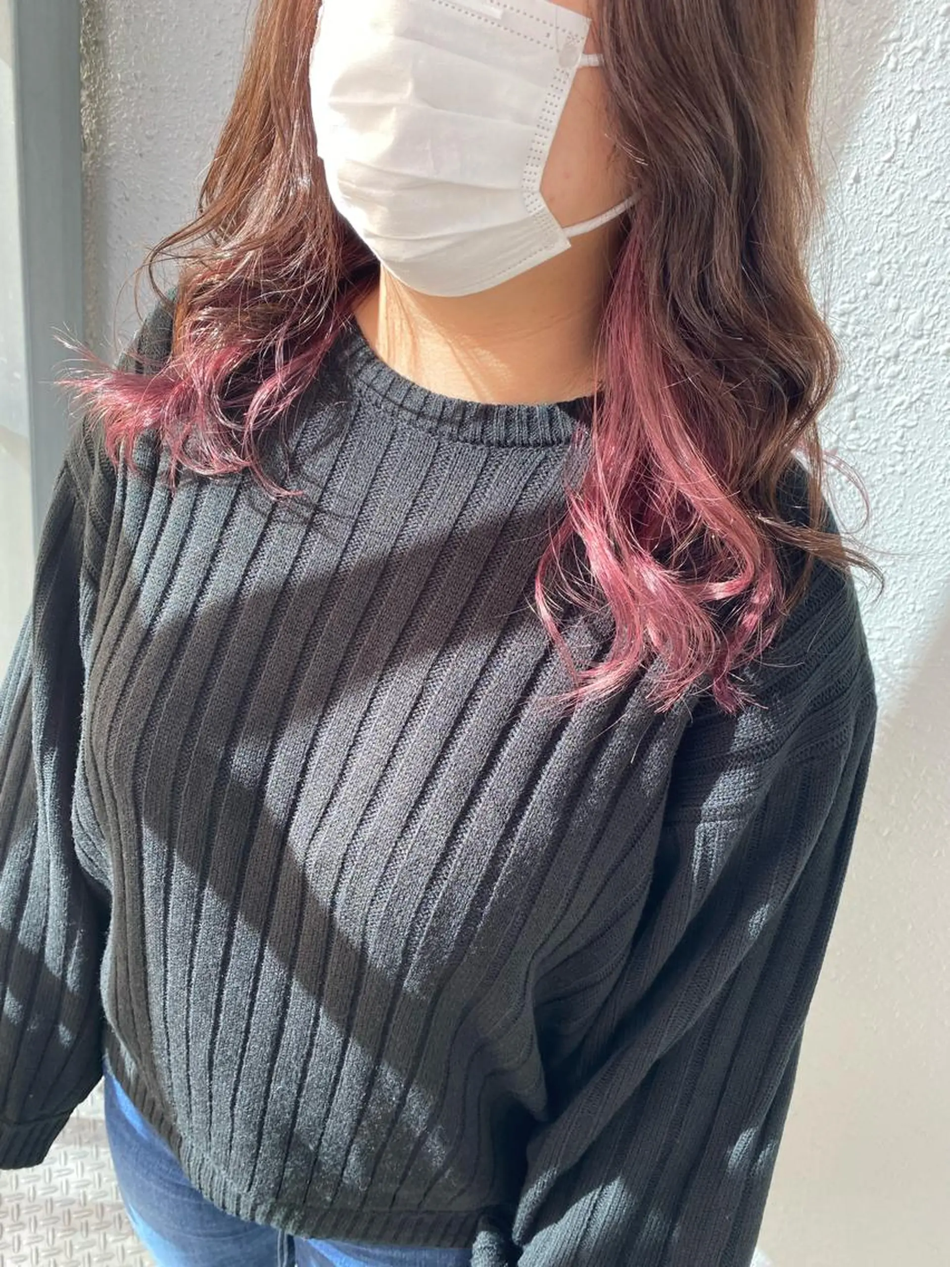 ロング カラー ブリーチ カット ヘアカラー トリートメント 後藤紗英/髪質改善 /オリーブベージュのヘアスタイル