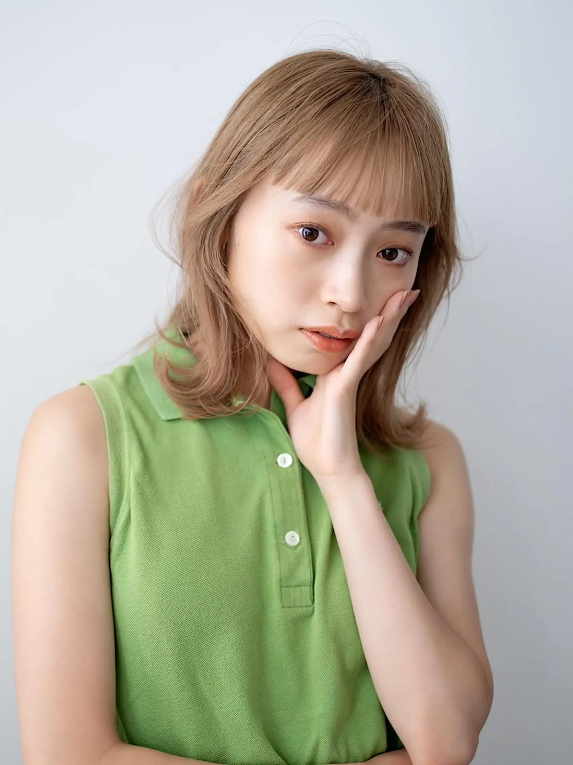 ミディアム カラー ヘアアレンジ カット ヘアカラー トリートメント ヘッドスパ "オトナ髪”/ LAKA TOCCAのヘアスタイル