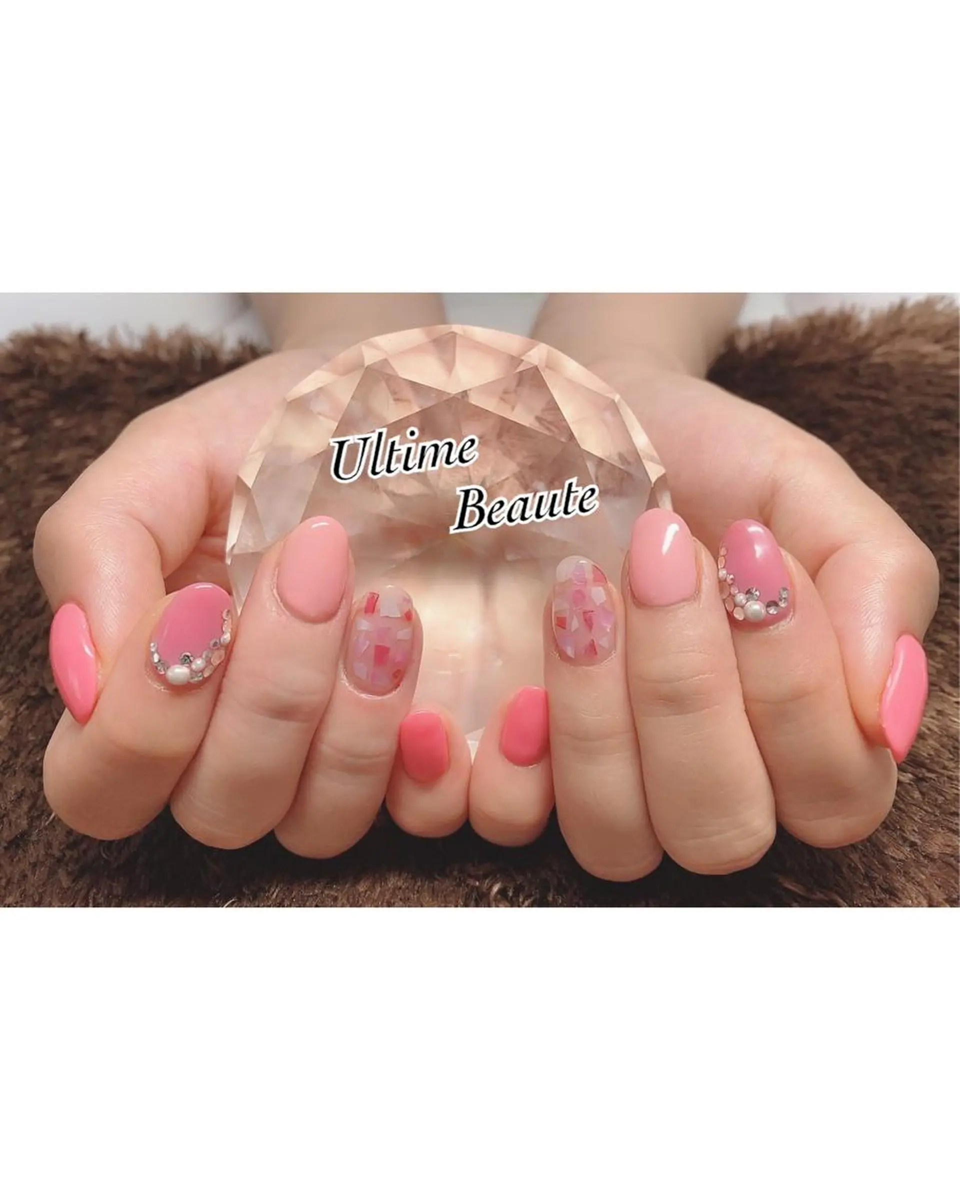 ネイル ピンク 石塚 亜矢加のネイルデザイン