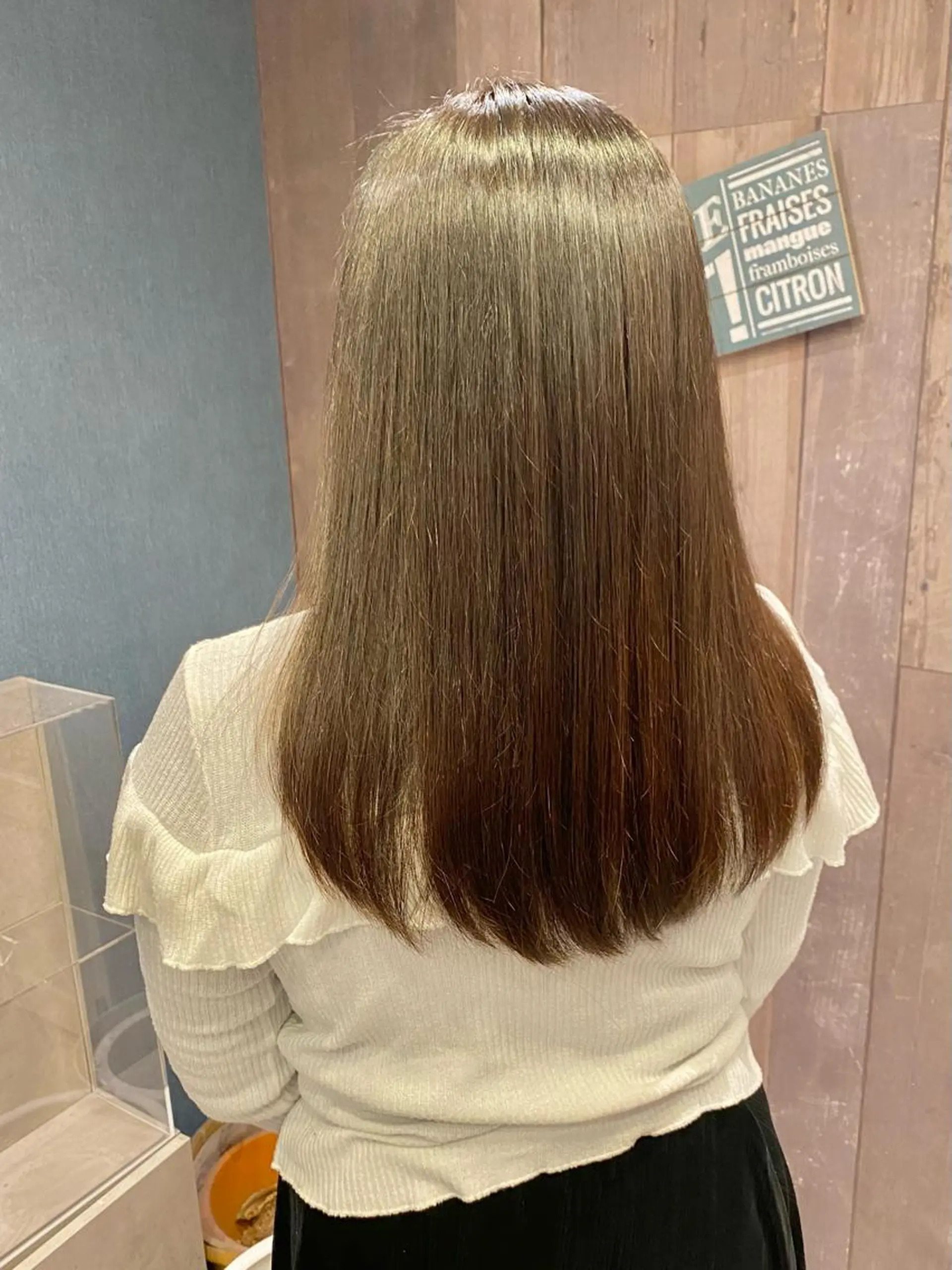 ロング カラー ロング 40代以上限定 縮毛矯正モデル募集中のヘアスタイル