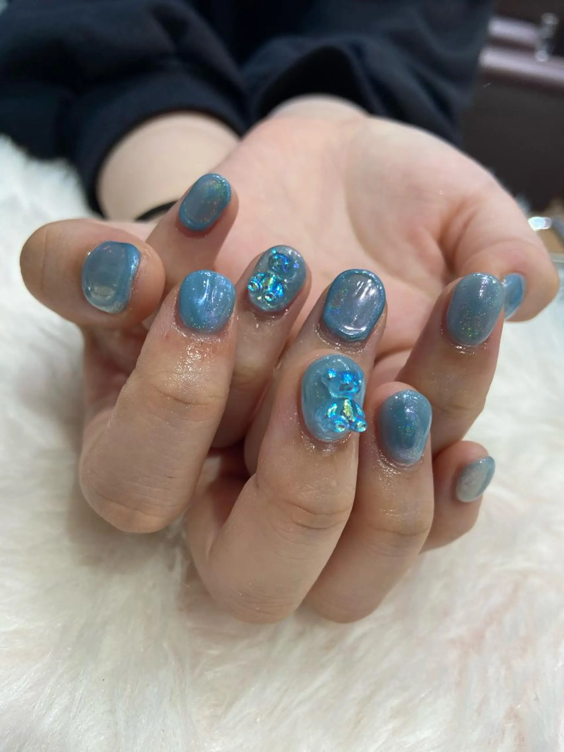 ネイル ハンドネイル 🧸プルエクステ❤︎ ネイルKAO🧸のヘアスタイル