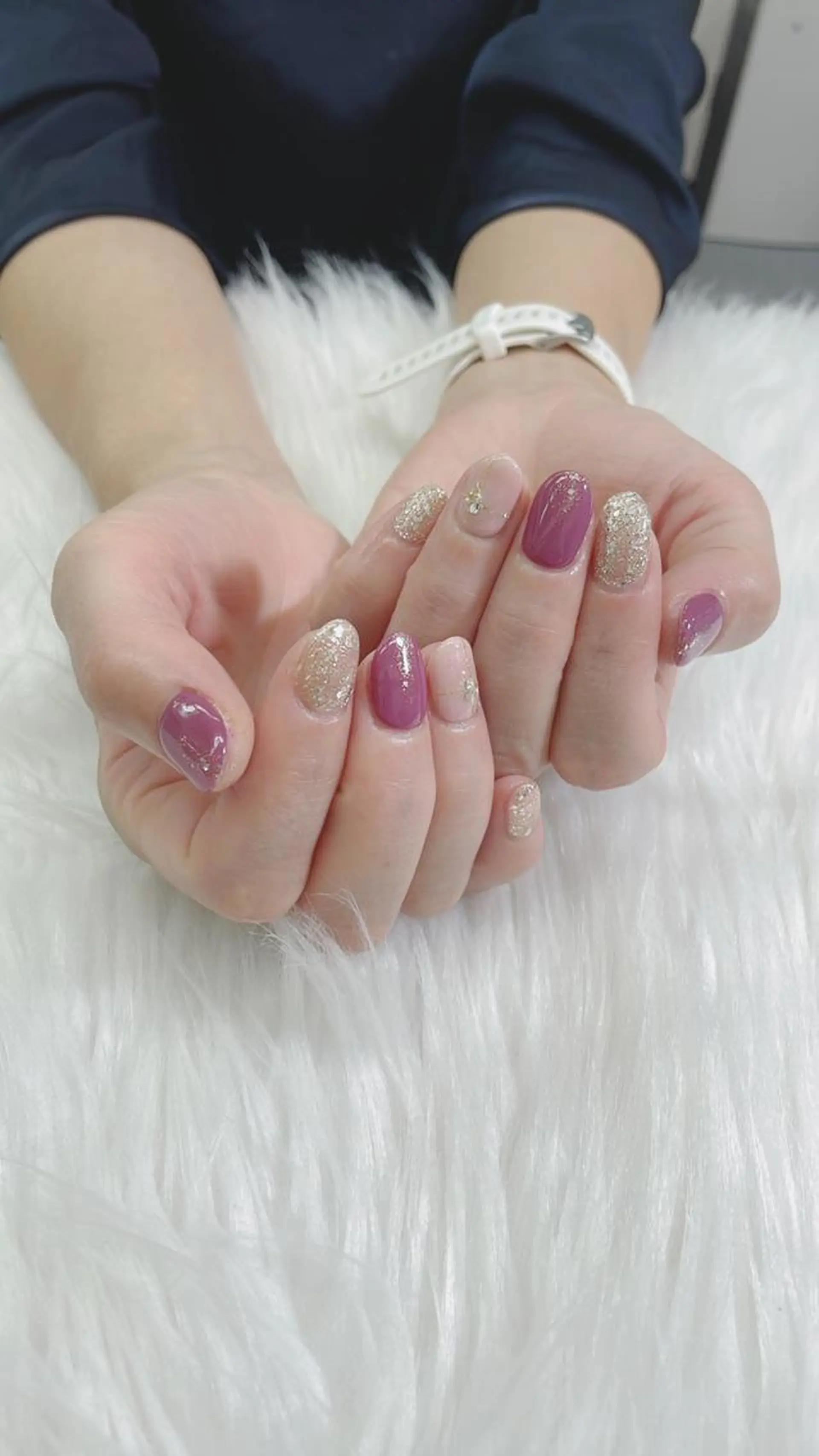 ネイル 🦋ネイルサロン ブラン🌈ゆりのネイルデザイン