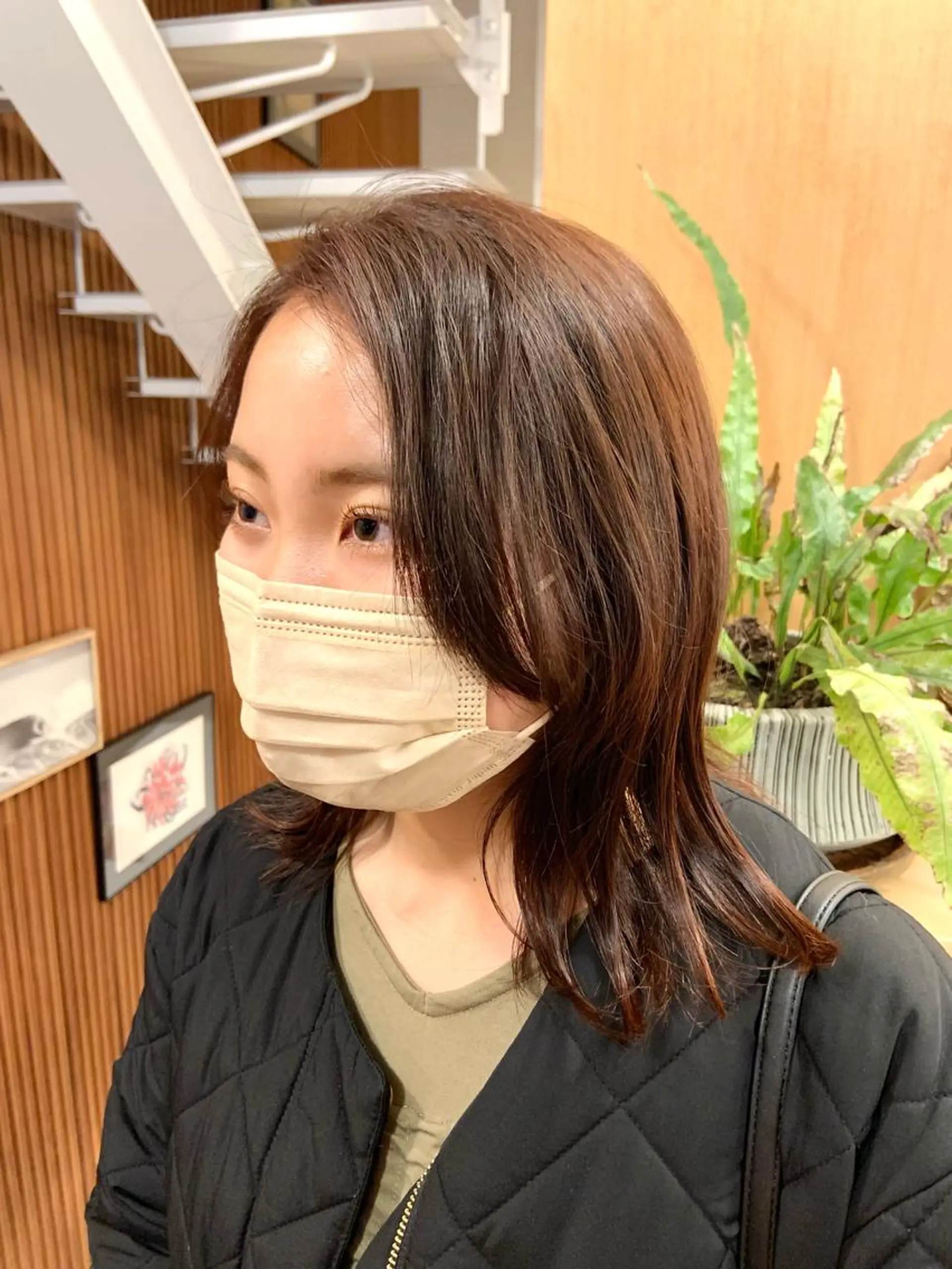 ミディアム カラー BEAUTRIUM 鎌倉小町所属・🌞アオキ サキ🕊のヘアスタイル