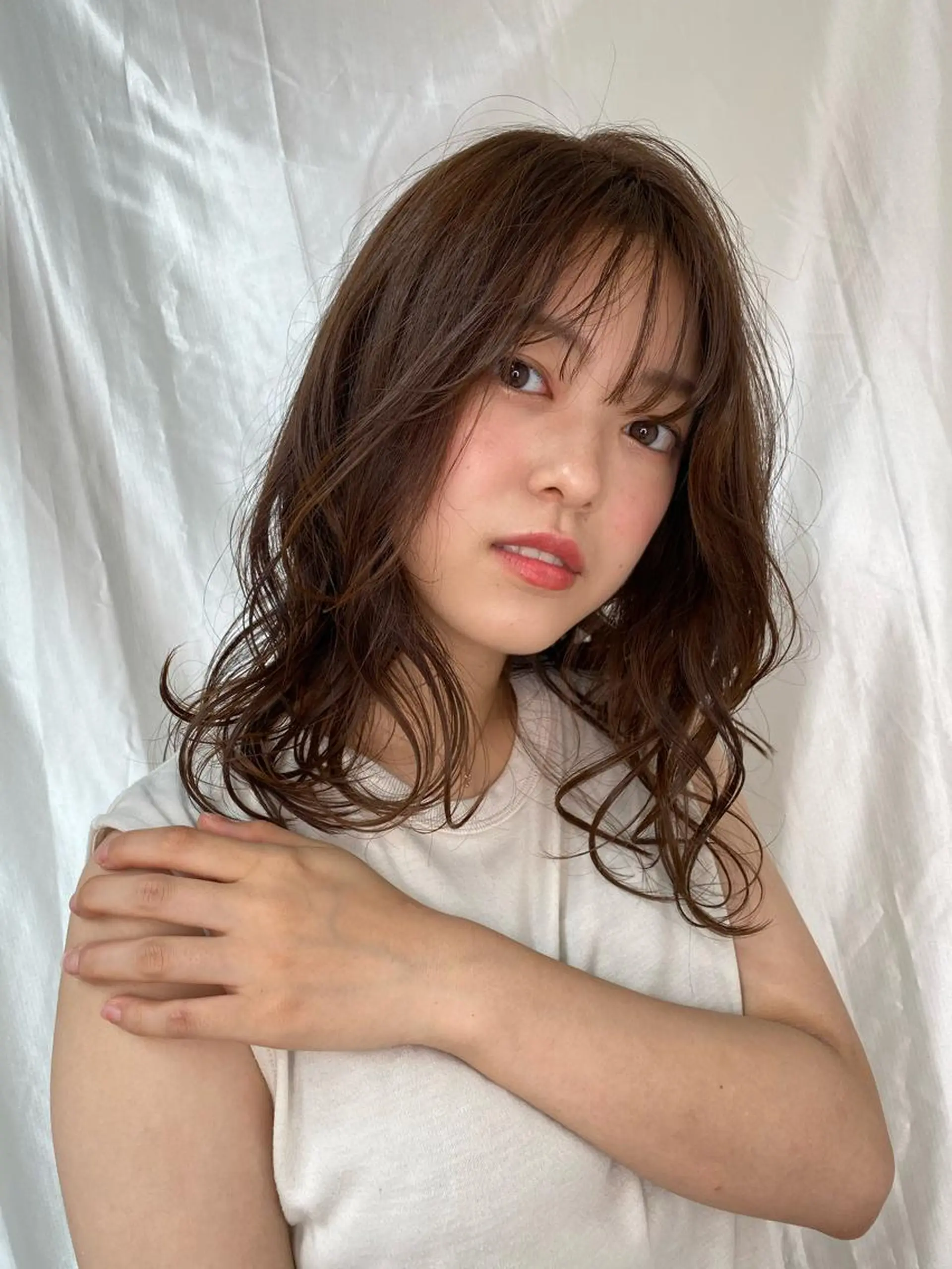 セミロング 谷野 祥真のヘアスタイル