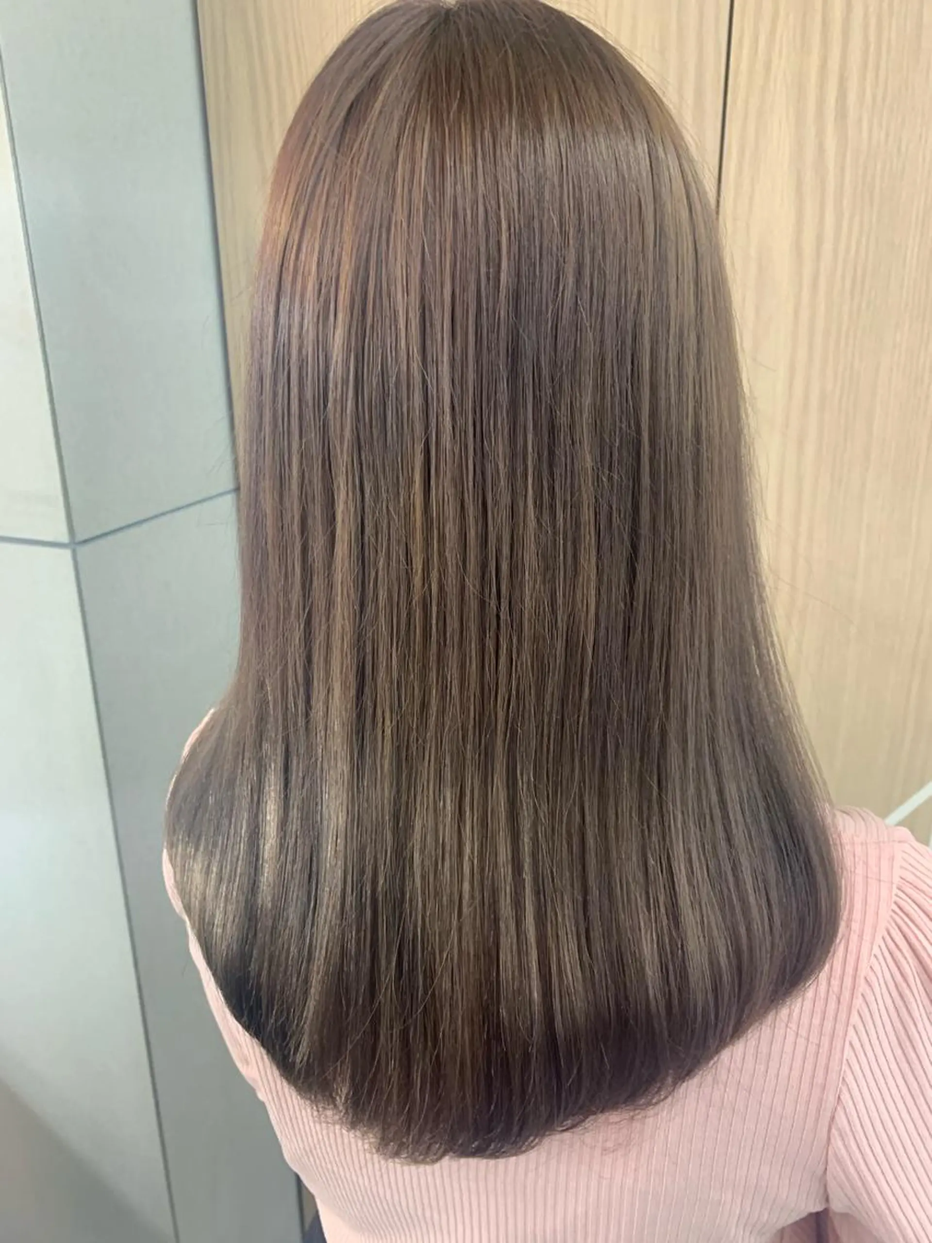 ミディアム カラー Silk-lei【銀座店】所属・銀座/美髪縮毛矯正 /髪質改善/山本翔華のヘアスタイル