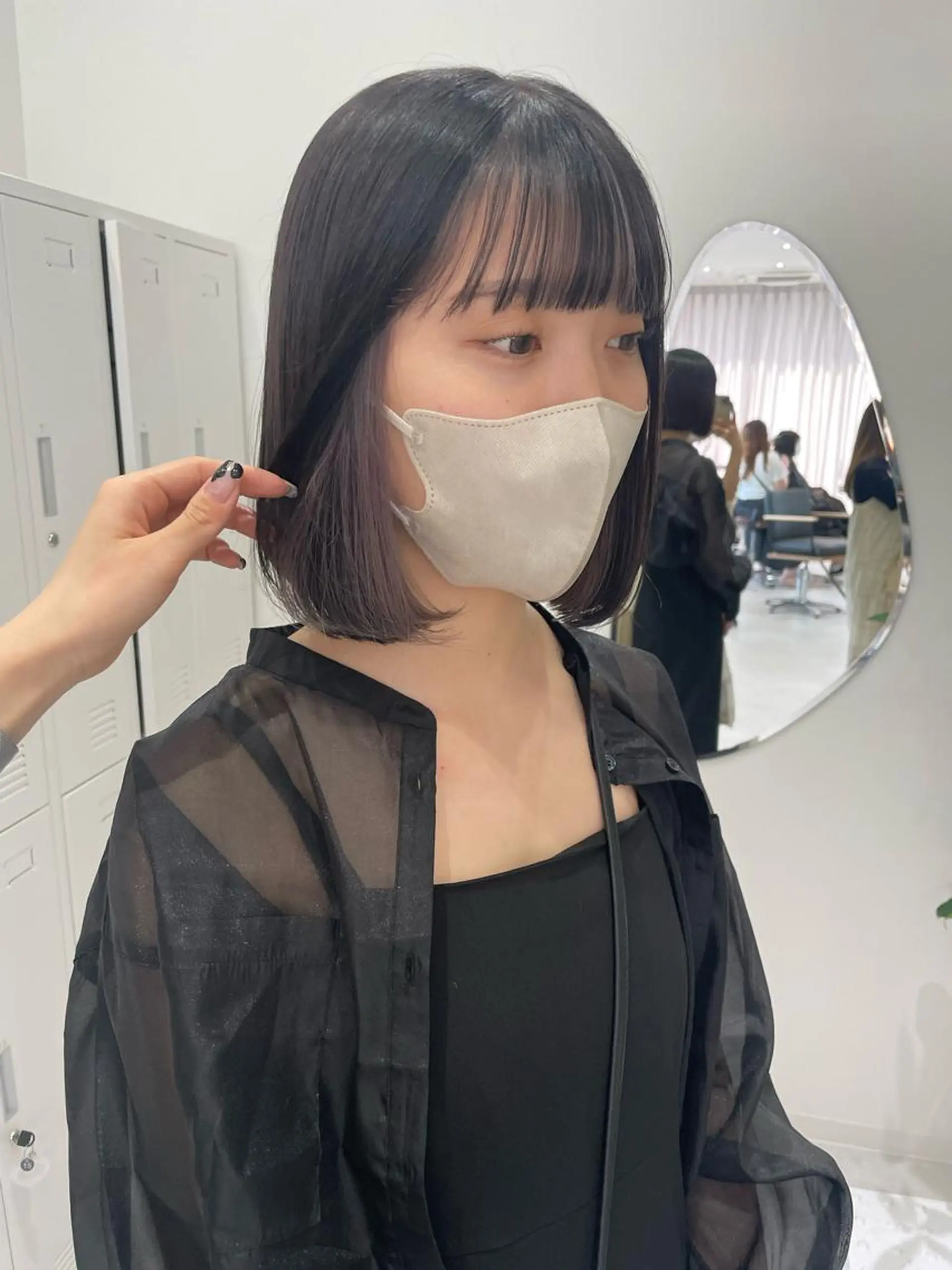 ミディアム カラー パーマ ヘアアレンジ ヘアカラー NANA／trend style🕊🍑のヘアスタイル