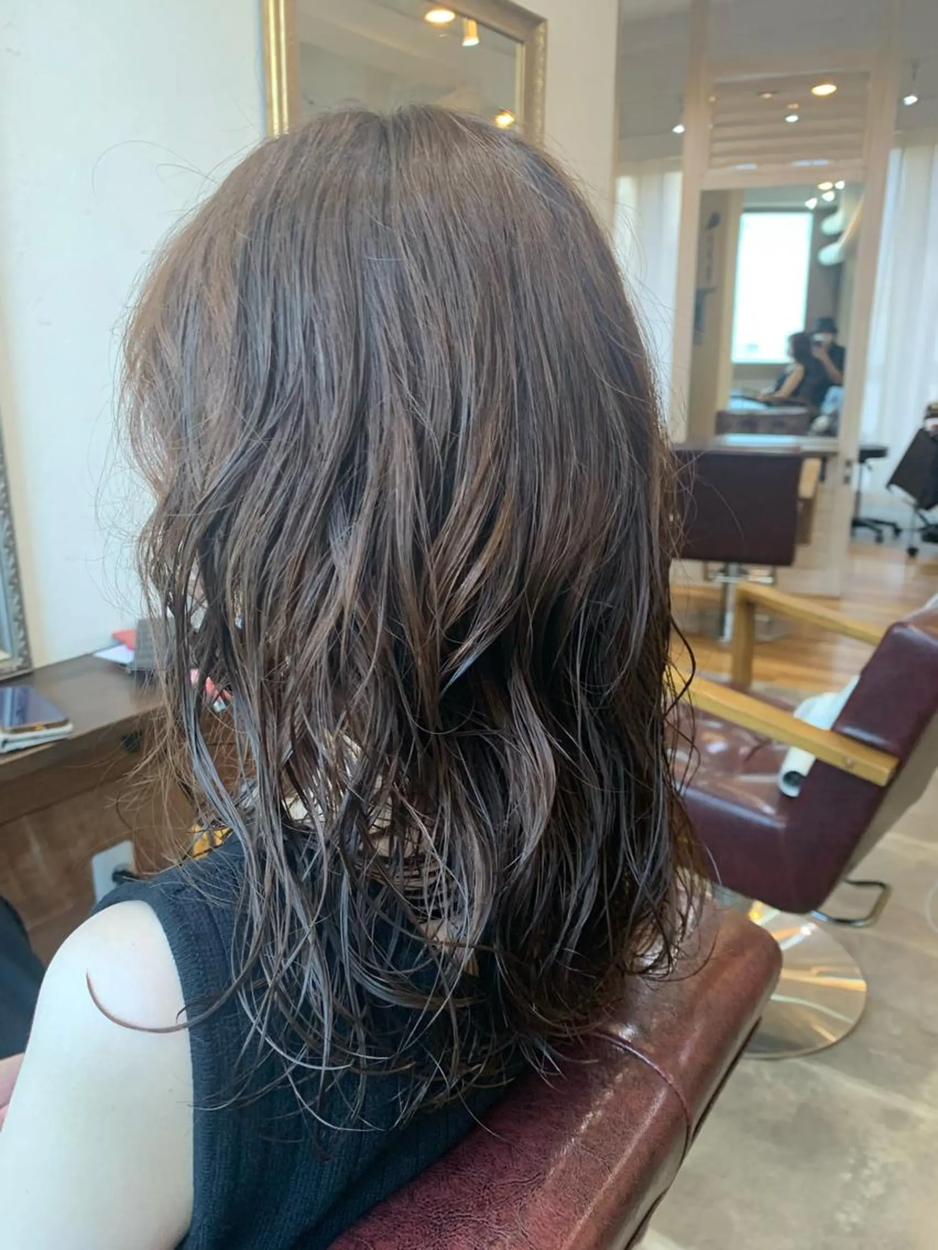 ミディアム ミディアムパーマ CECIL hair なんば店所属・メンズパーマ 艶髪☆店長☆有馬のヘアスタイル