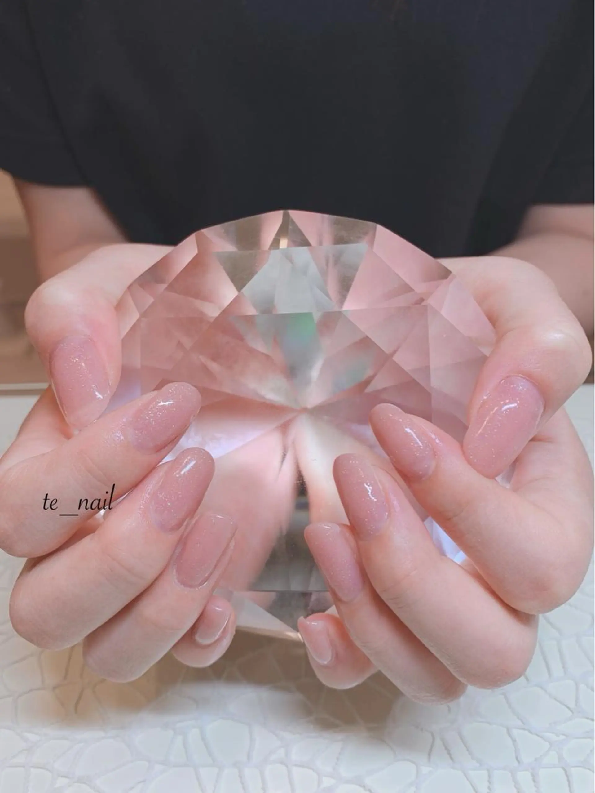 ネイル ワンカラーネイル ピンク ｔe_ nailのネイルデザイン