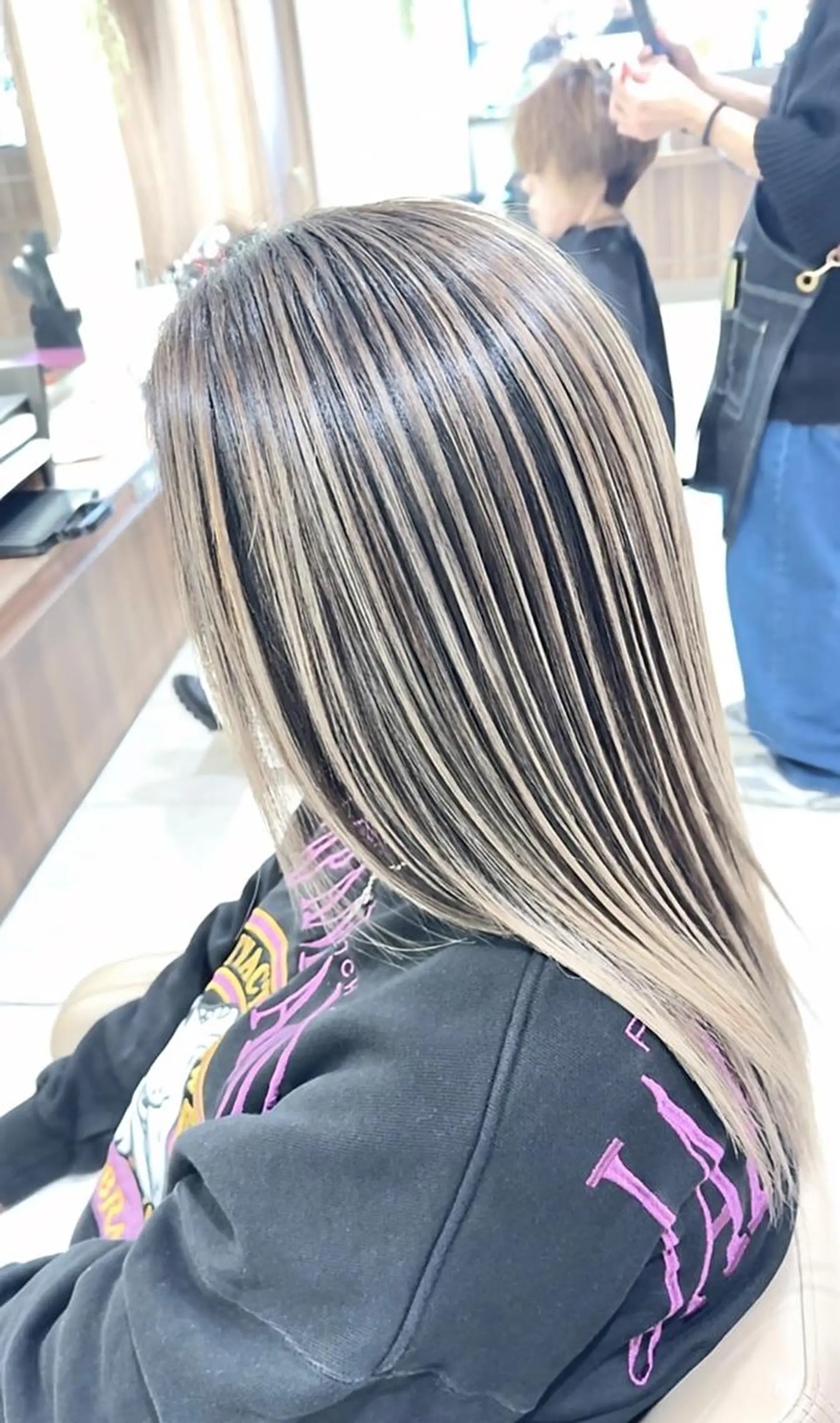 カラー ロング バレイヤージュ 髪質改善 レイヤーカット ヘアカラー トリートメント 大宮/バレイヤージュ 髪質改善/澤田隆誠のヘアスタイル