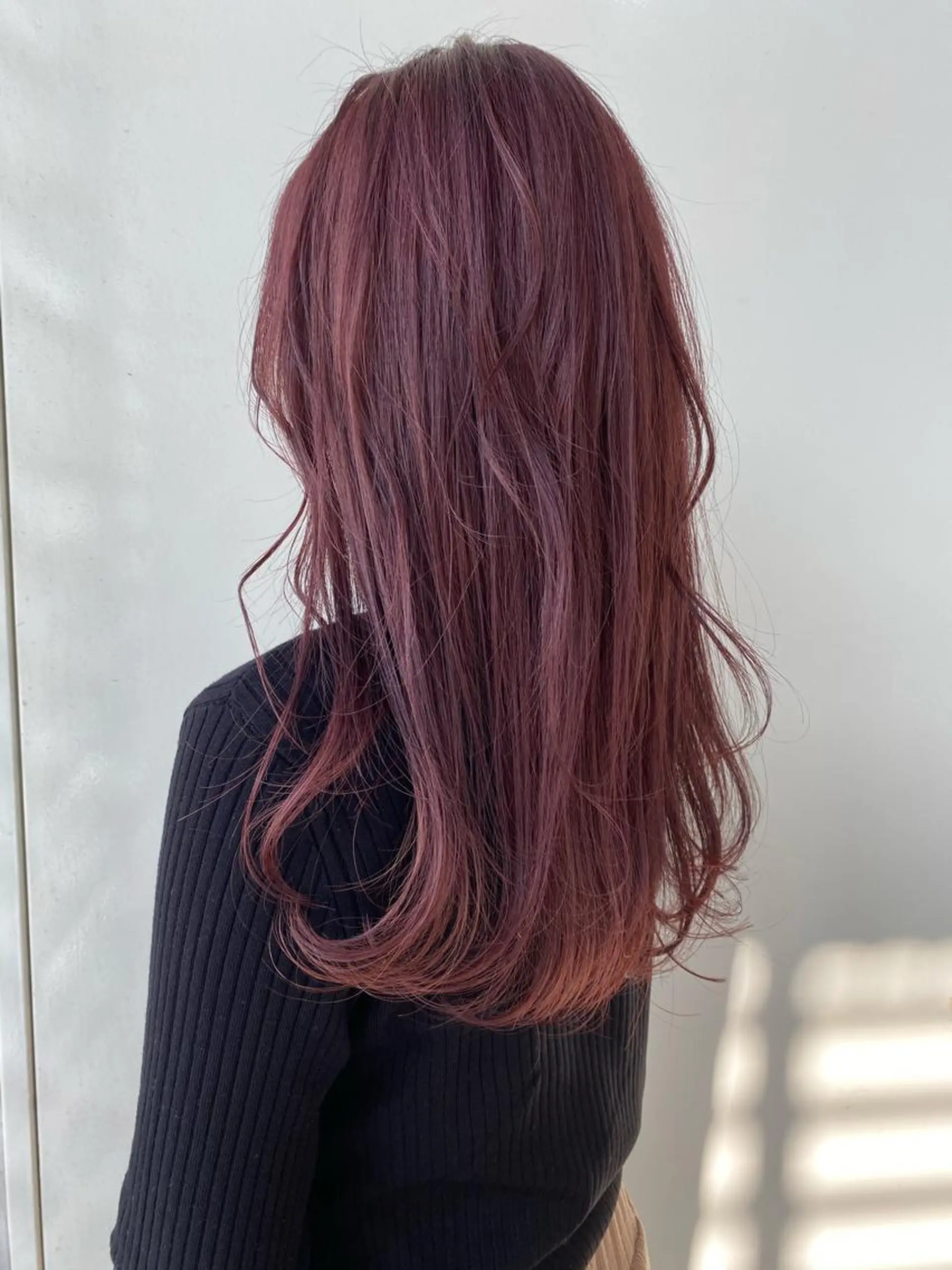 セミロング カラー ベージュカラー ピンクカラー ピンクベージュ クドウレイ fifth渋谷のヘアスタイル