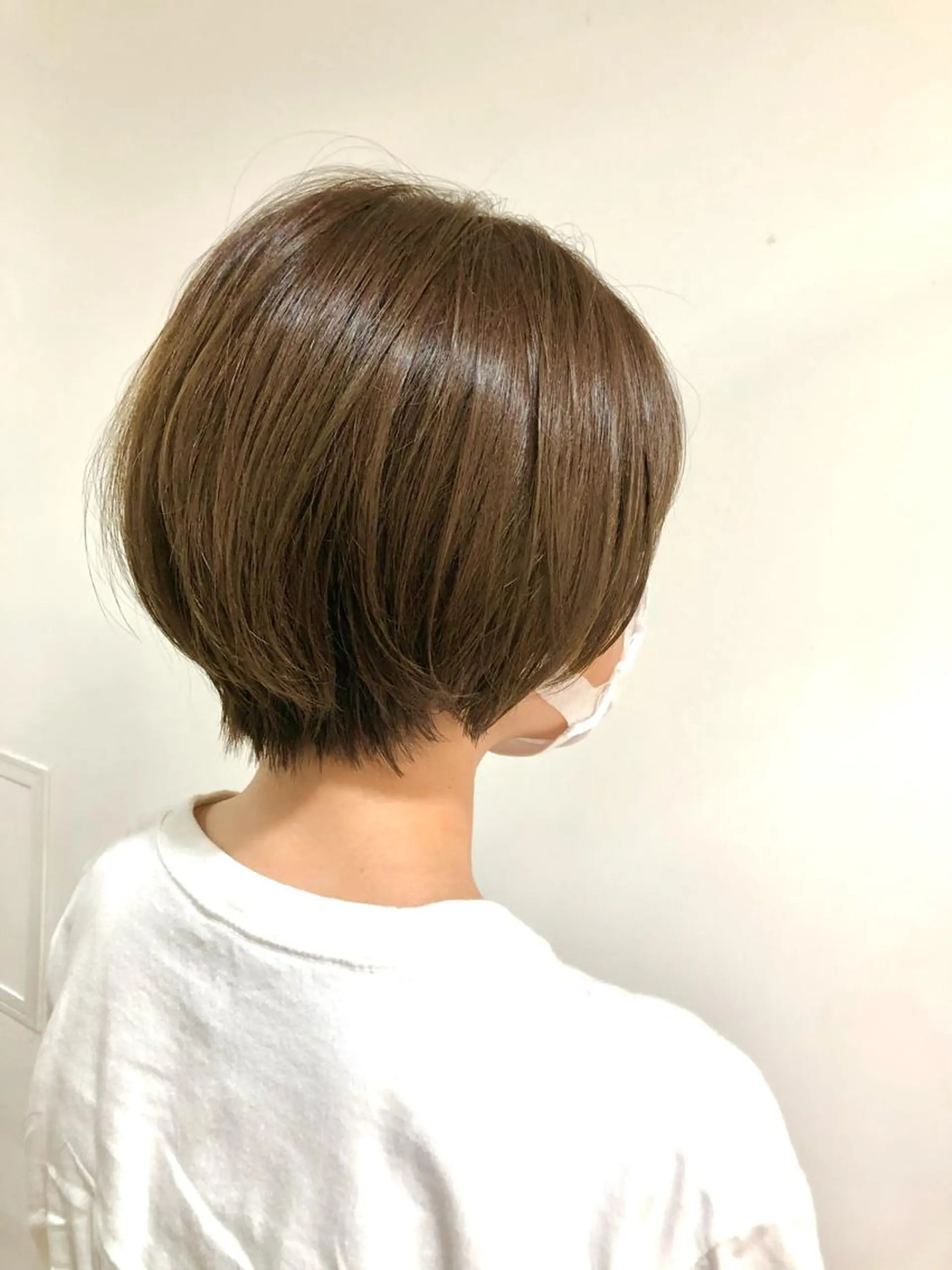 ショート あべ ゆうかのヘアスタイル