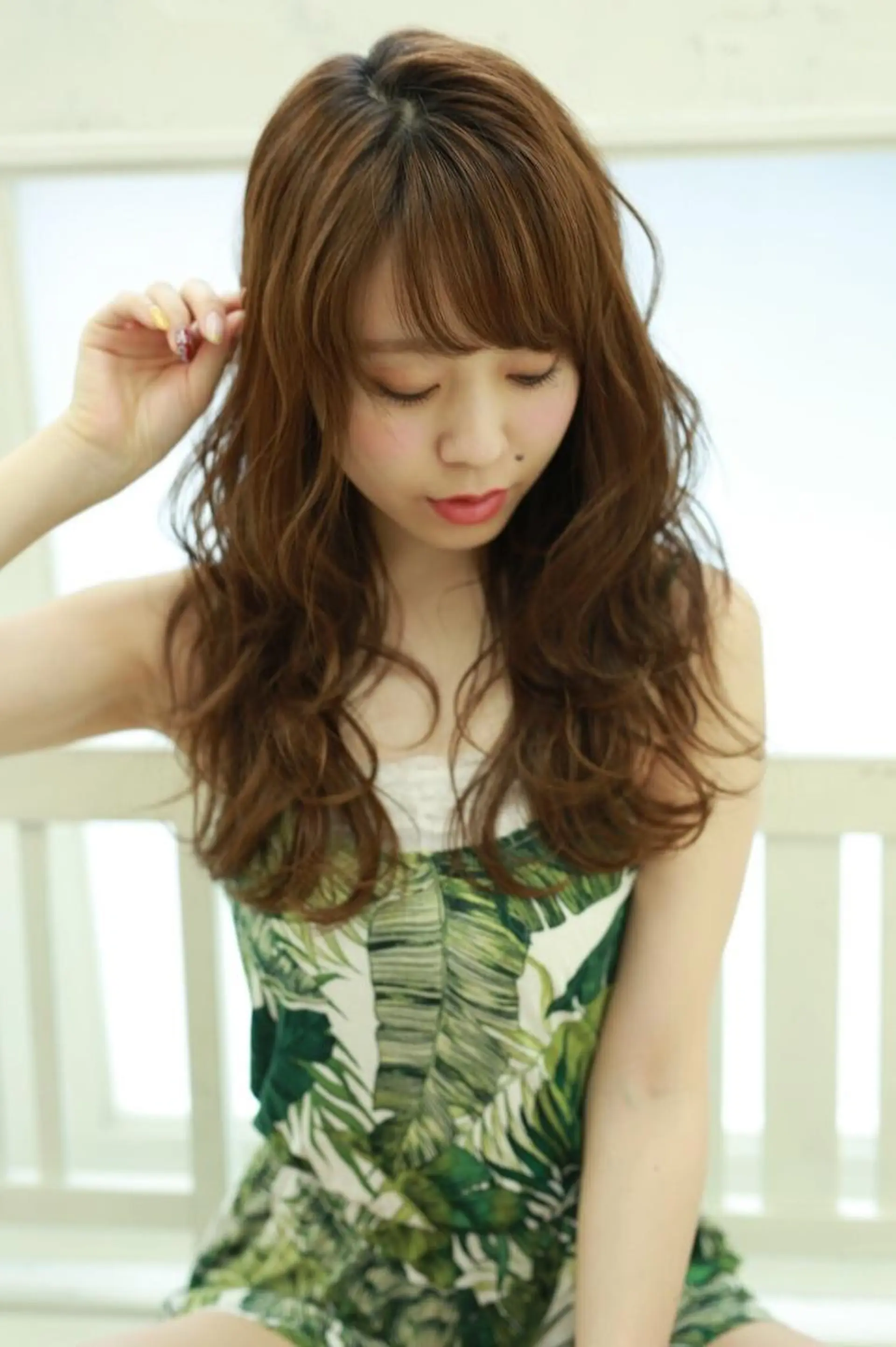 セミロング 指名支持率NO.1 スタイリストのヘアスタイル