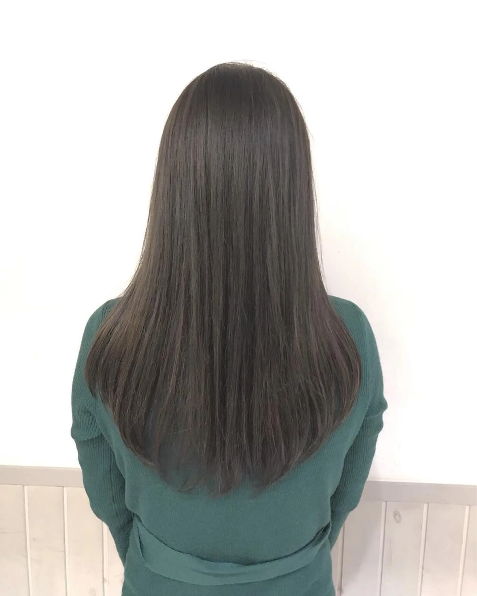 ロング 小顔似合わせ 前田ヒロコのヘアスタイル