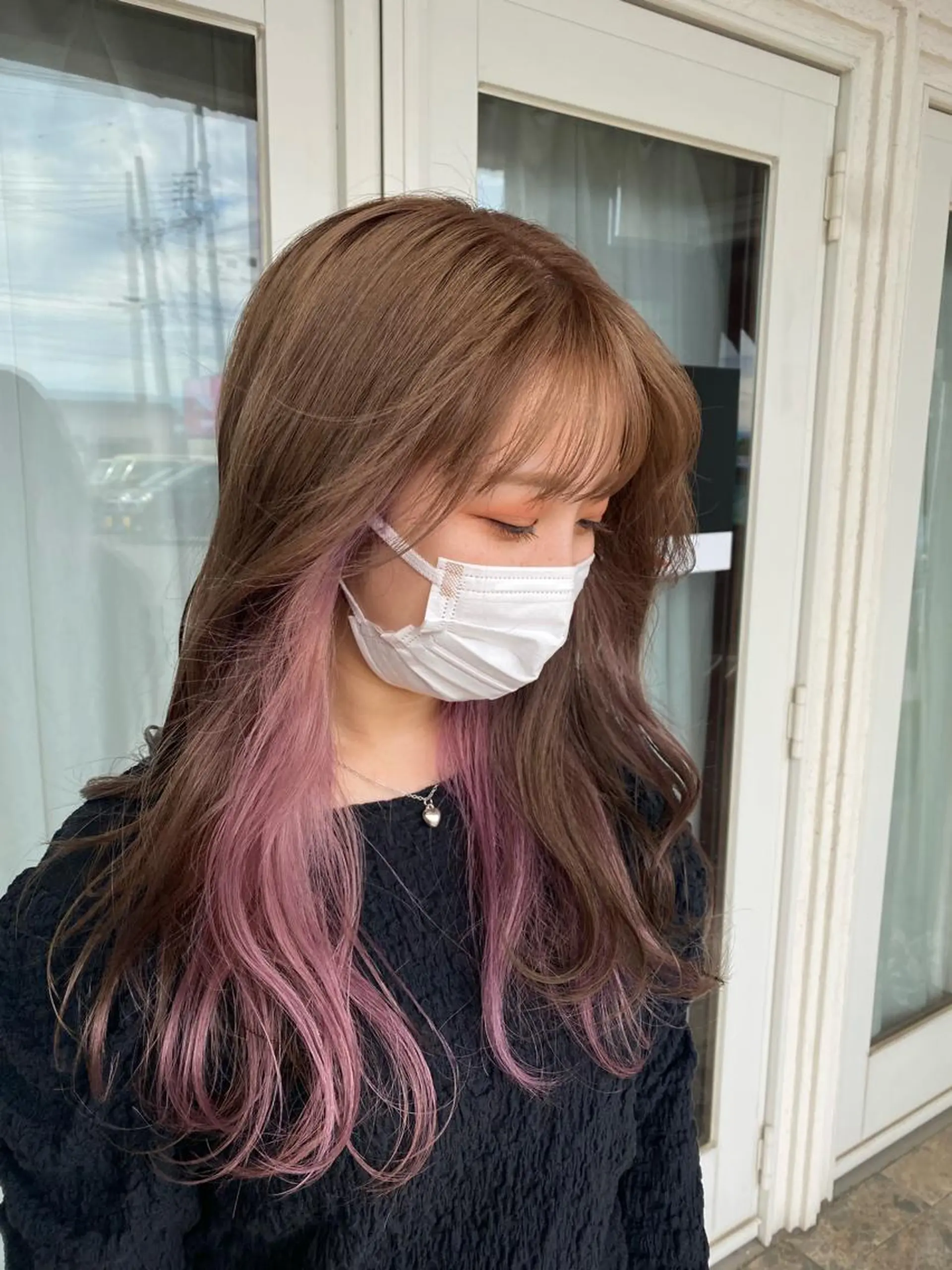 ロング カラー 🫧赤み消しカラー nanami🫧のヘアスタイル