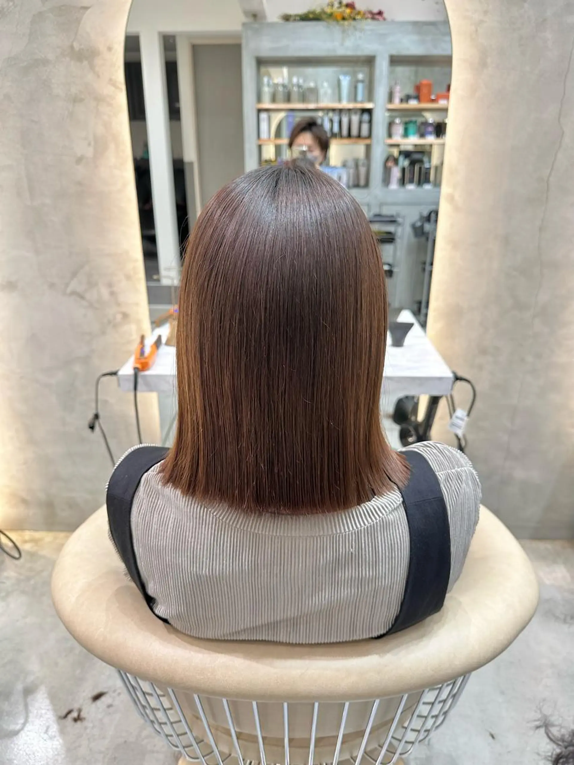 ミディアム 縮毛矯正 カット 縮毛矯正 トリートメント Londideal 高橋ヒロシのヘアスタイル