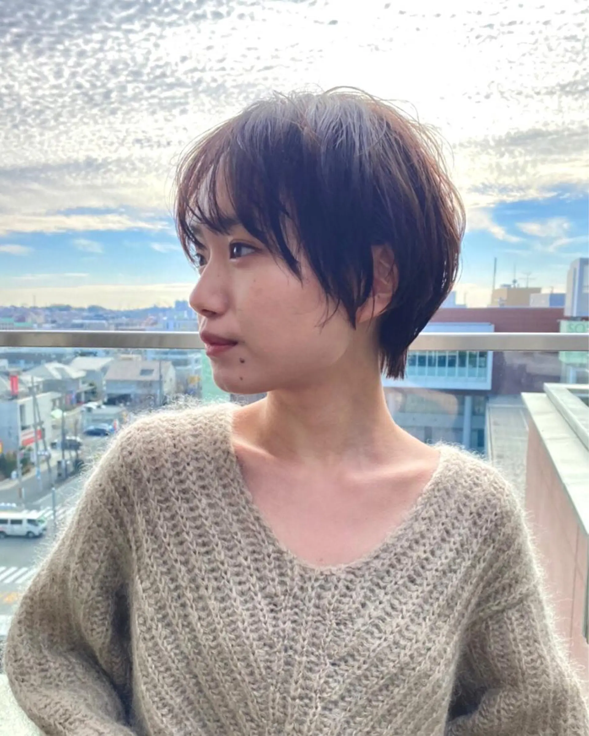 ショート ショートヘア La fith hair rond 立川店所属・kyosuke 透明感カラーのヘアスタイル