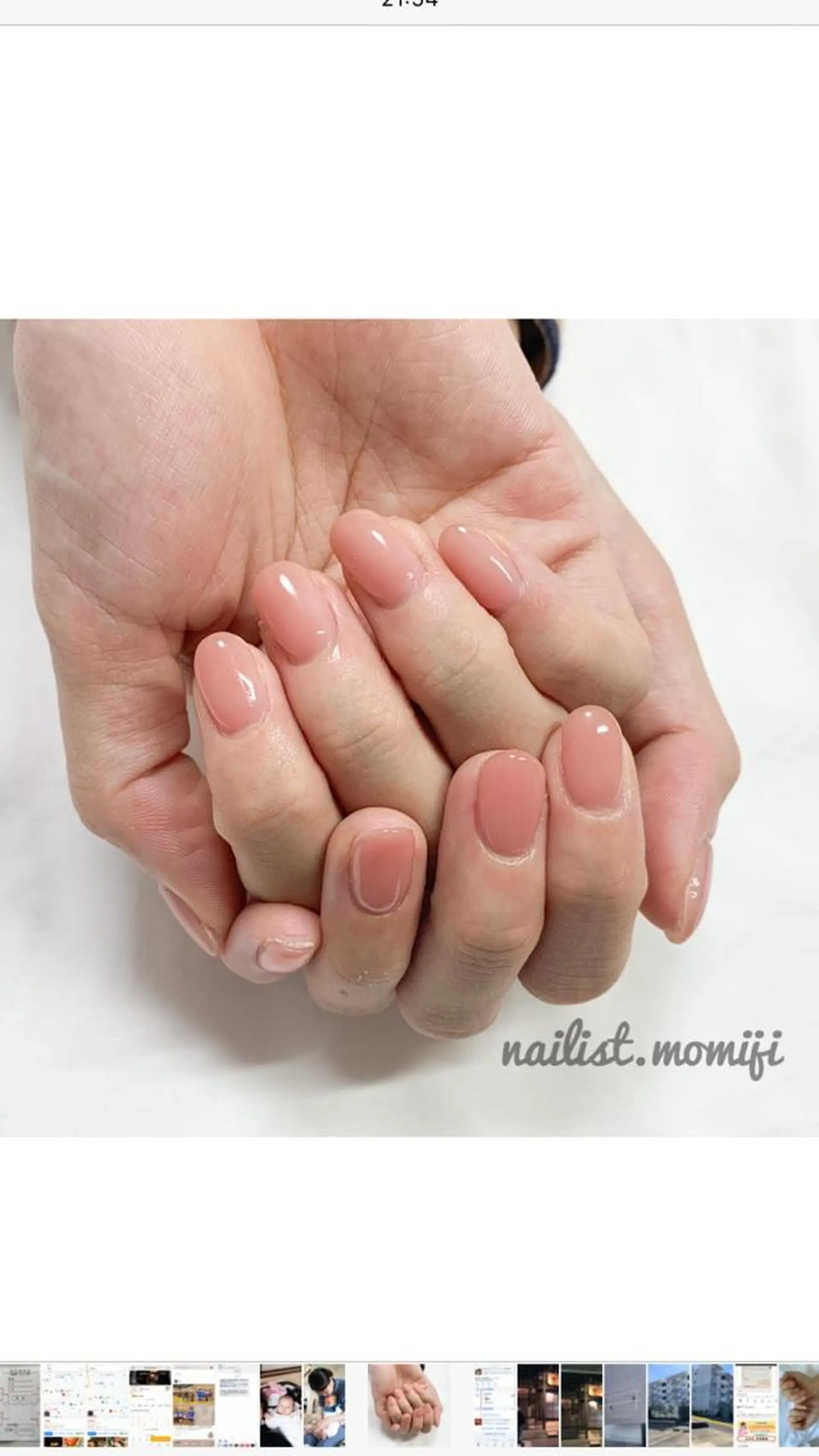 ネイル ピンク ハンドネイル nailist_ momijiのネイルデザイン