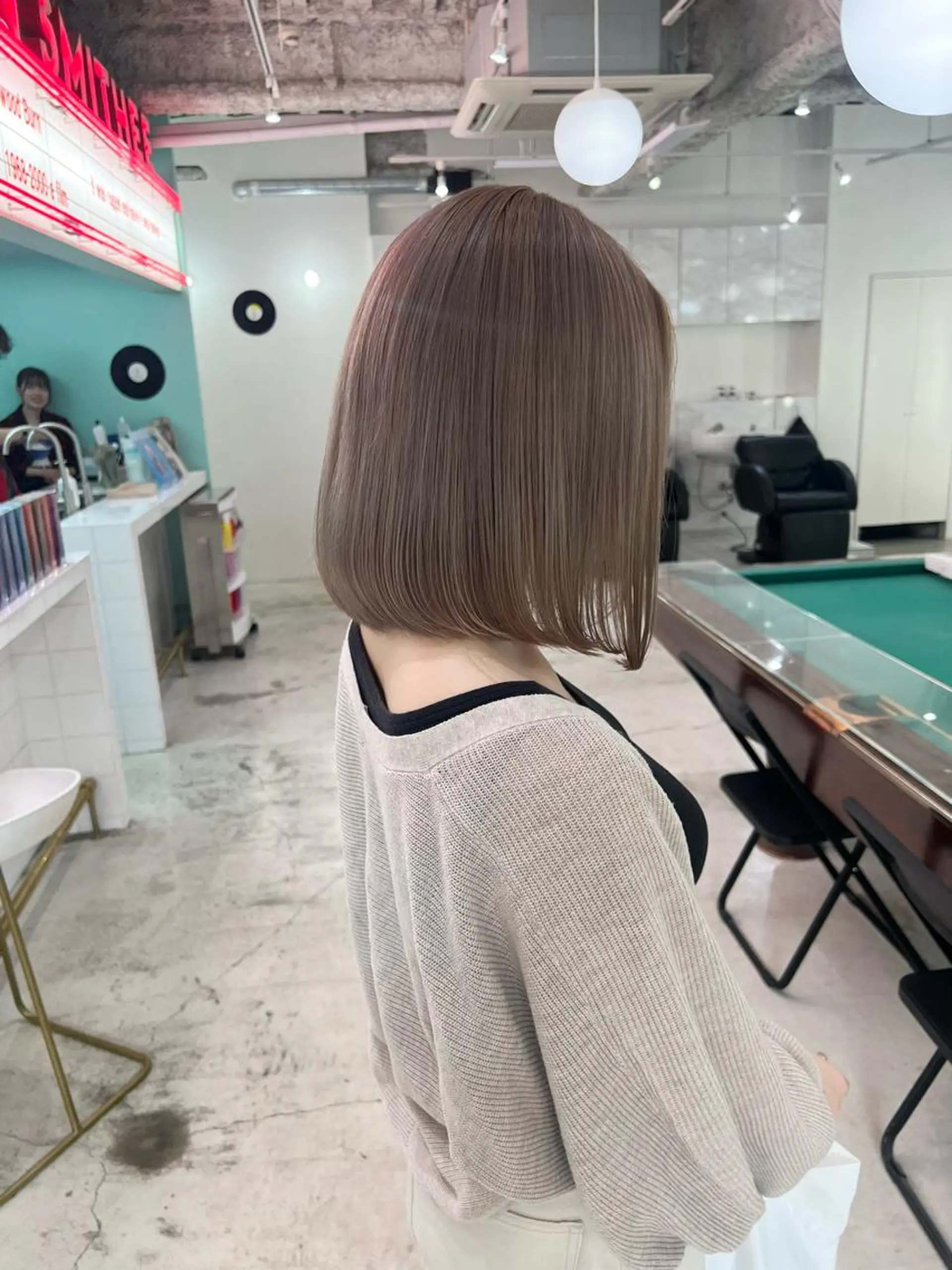 セミロング カット ヘアカラー 💥ウルフカット デザインあんな💥のヘアスタイル