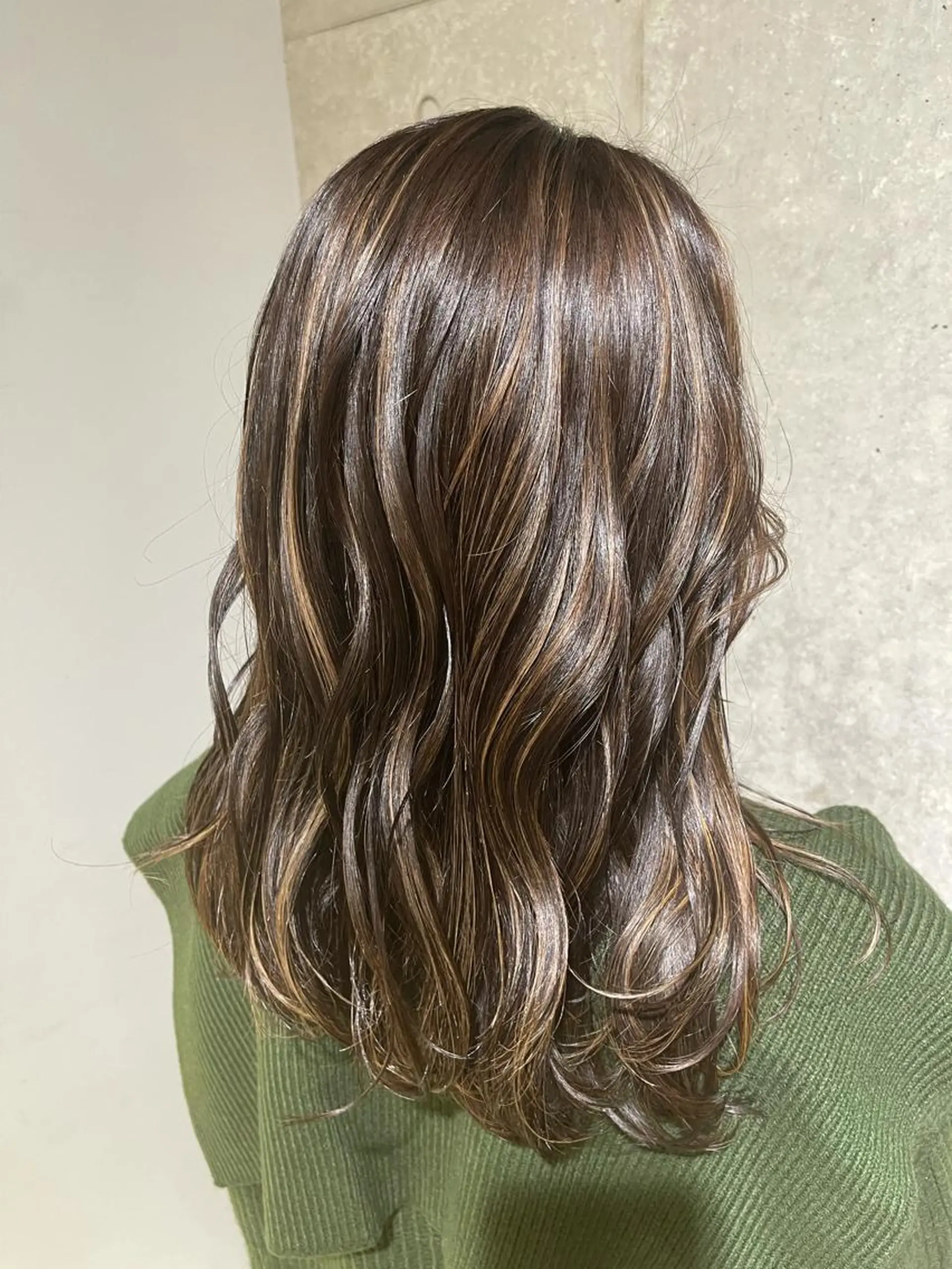 セミロング カット ヘアカラー トリートメント ⭐️ツイスパ⭐️ 菊池　拓也のヘアスタイル