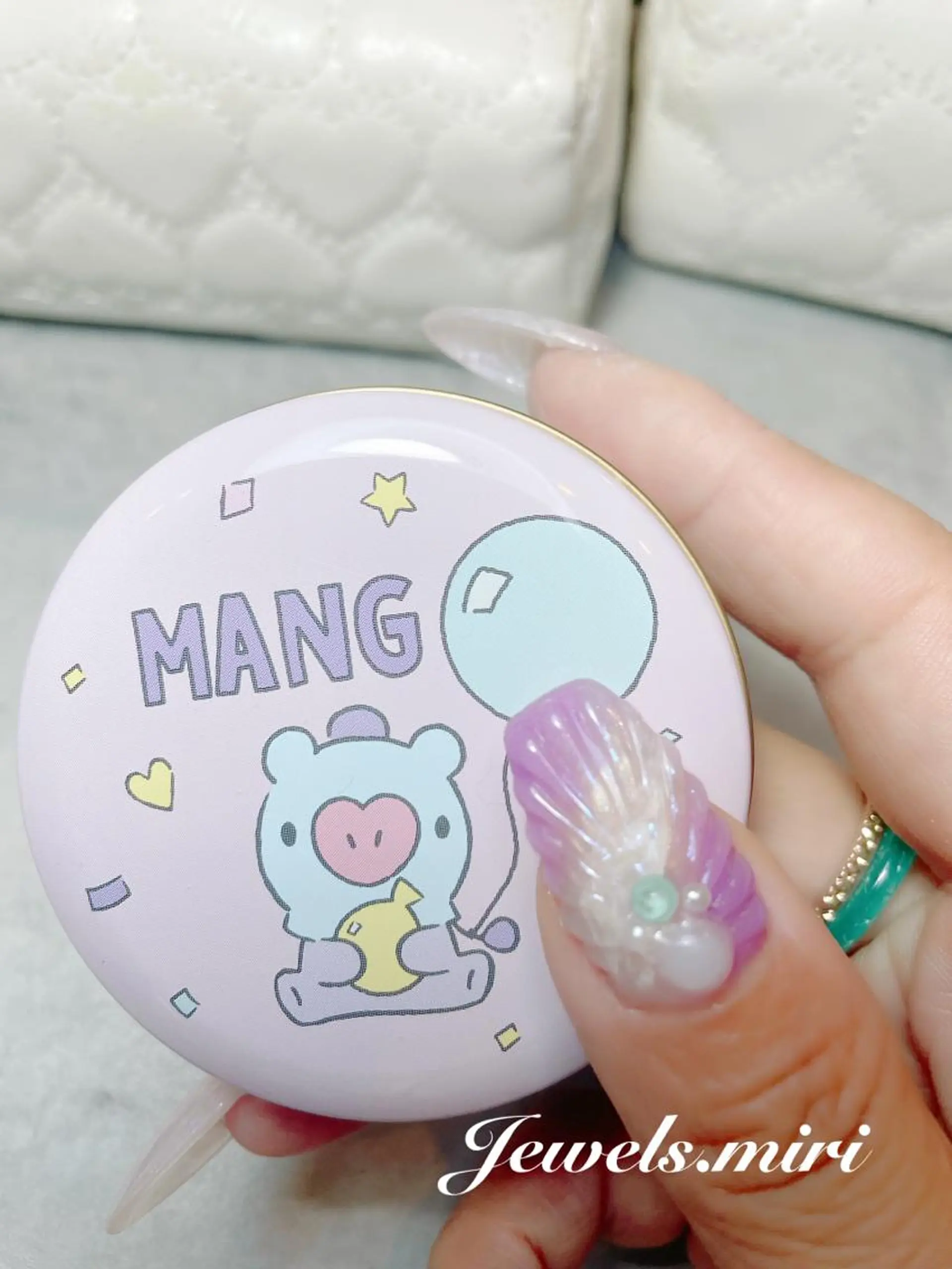 ネイル ジェルネイル キラキラネイル ニュアンスネイル ぷっくりネイル パープル Jewels nail lily 白楽所属・ネイルサロン Jewels Mのネイルデザイン