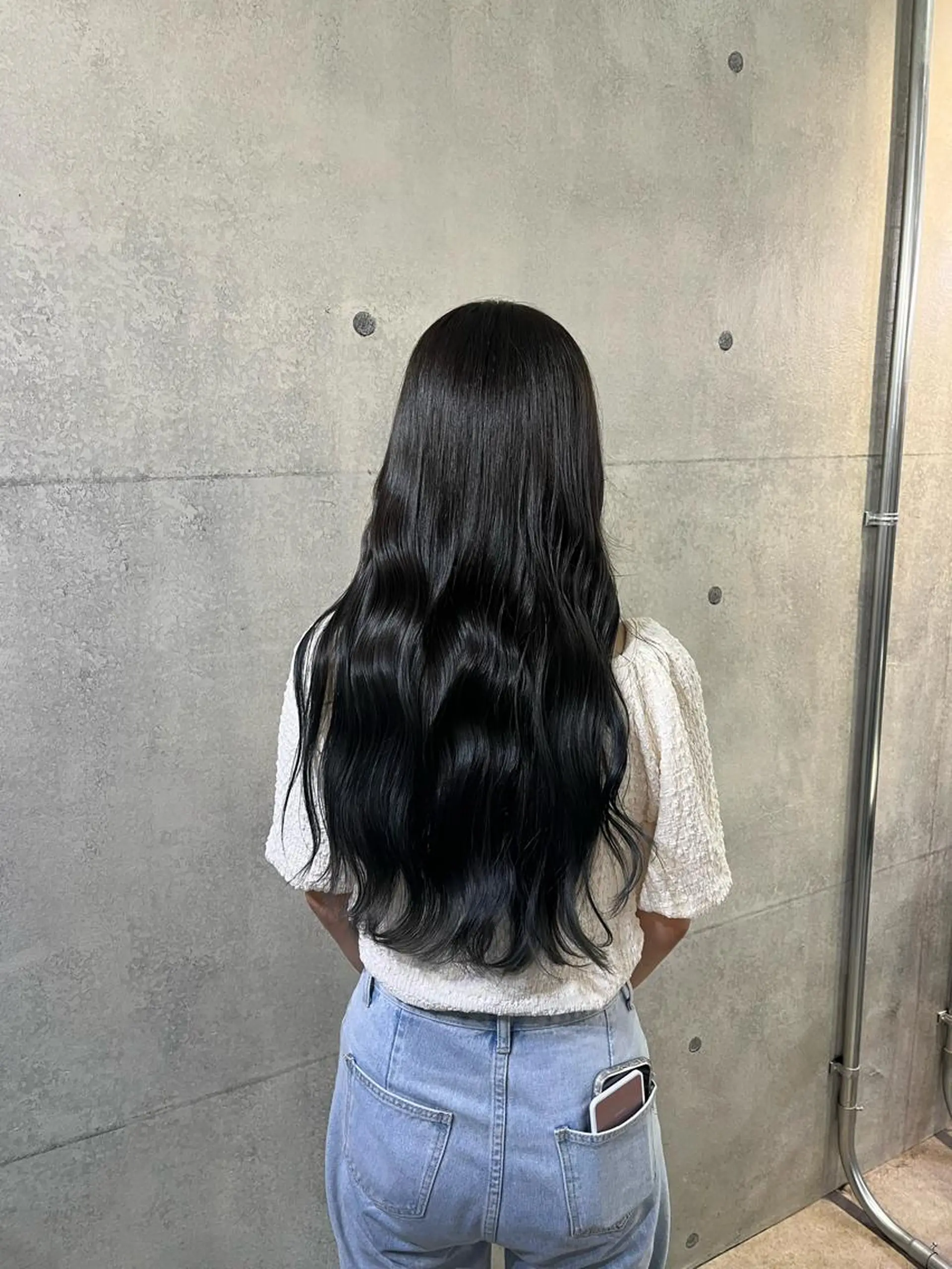 ロング 無料カットモデル ユナのヘアスタイル