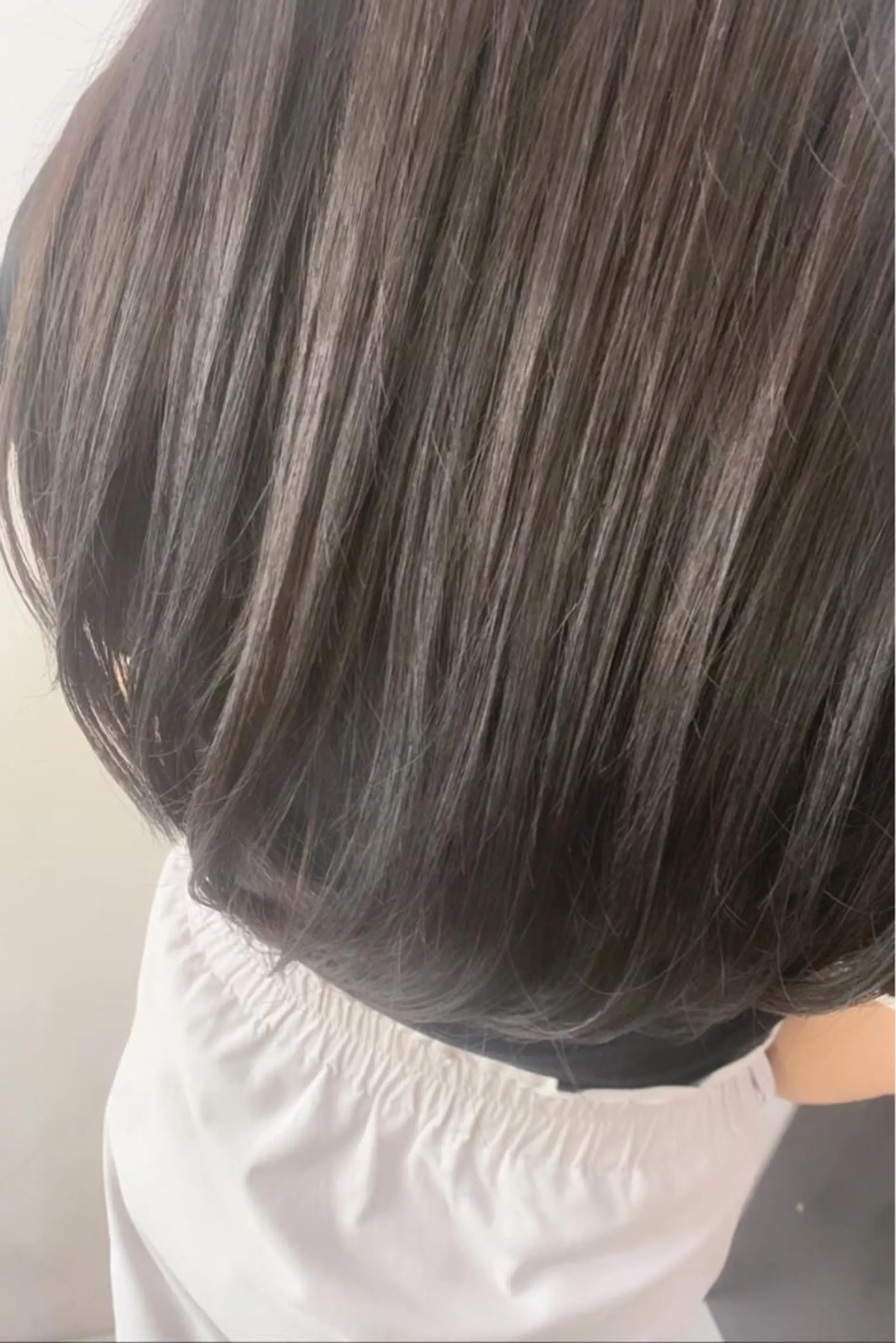 ロング カラー 脱白髪染め美容師 竹内涼乃のヘアスタイル