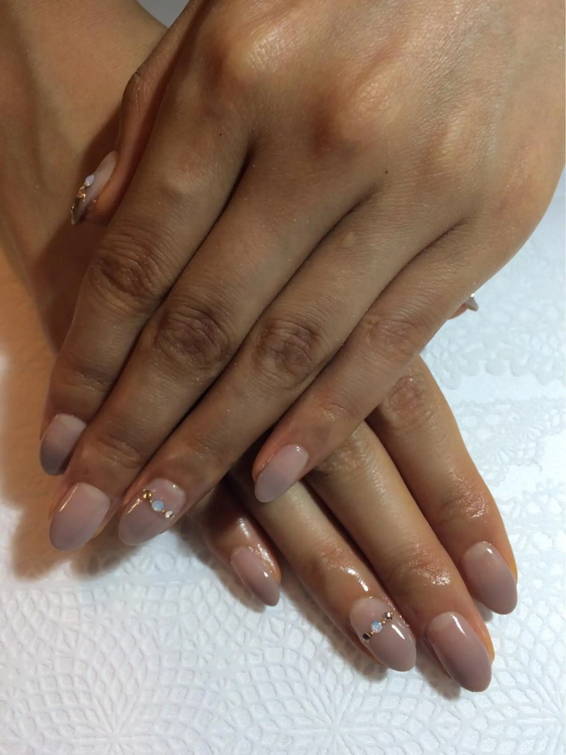 ネイル グラデーション シンプルネイル 古川 里美のネイルデザイン