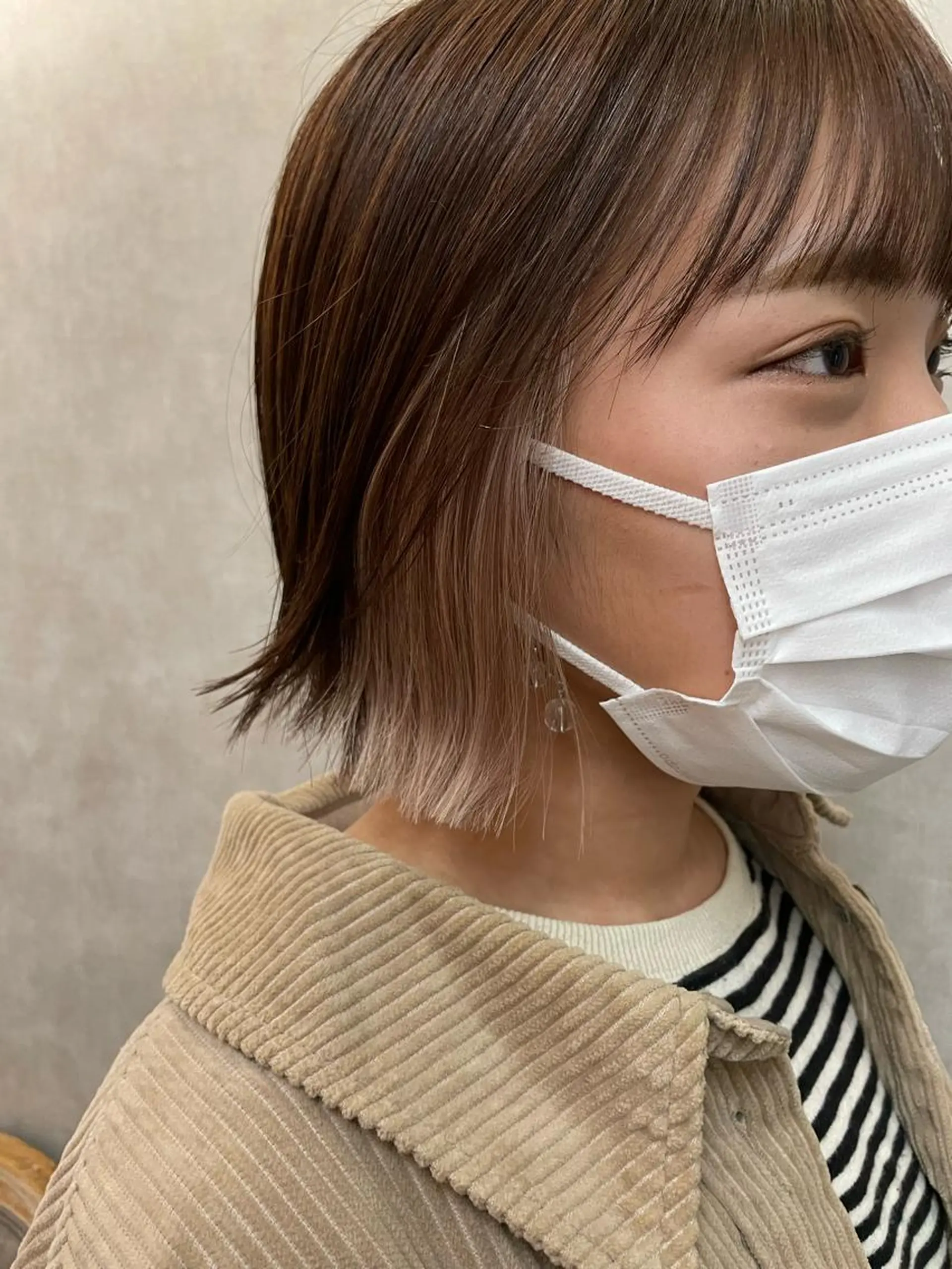 ミディアム カラー カット ヘアカラー ［パサつき改善］＊ 髪質改善ケアサロン＊のヘアスタイル