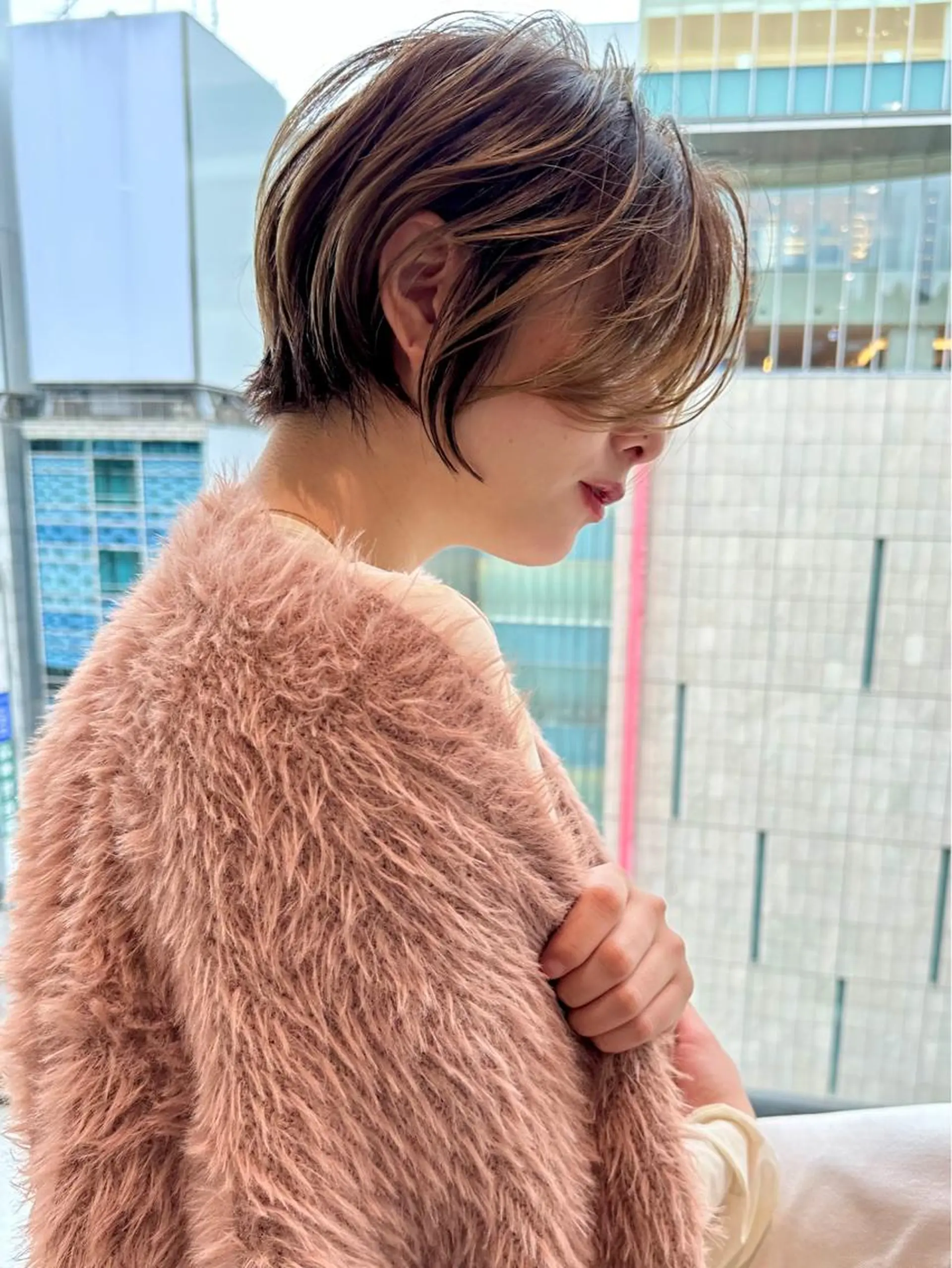 ショート カット 🌼アユム/レイヤー ハッシュカット🌼のヘアスタイル