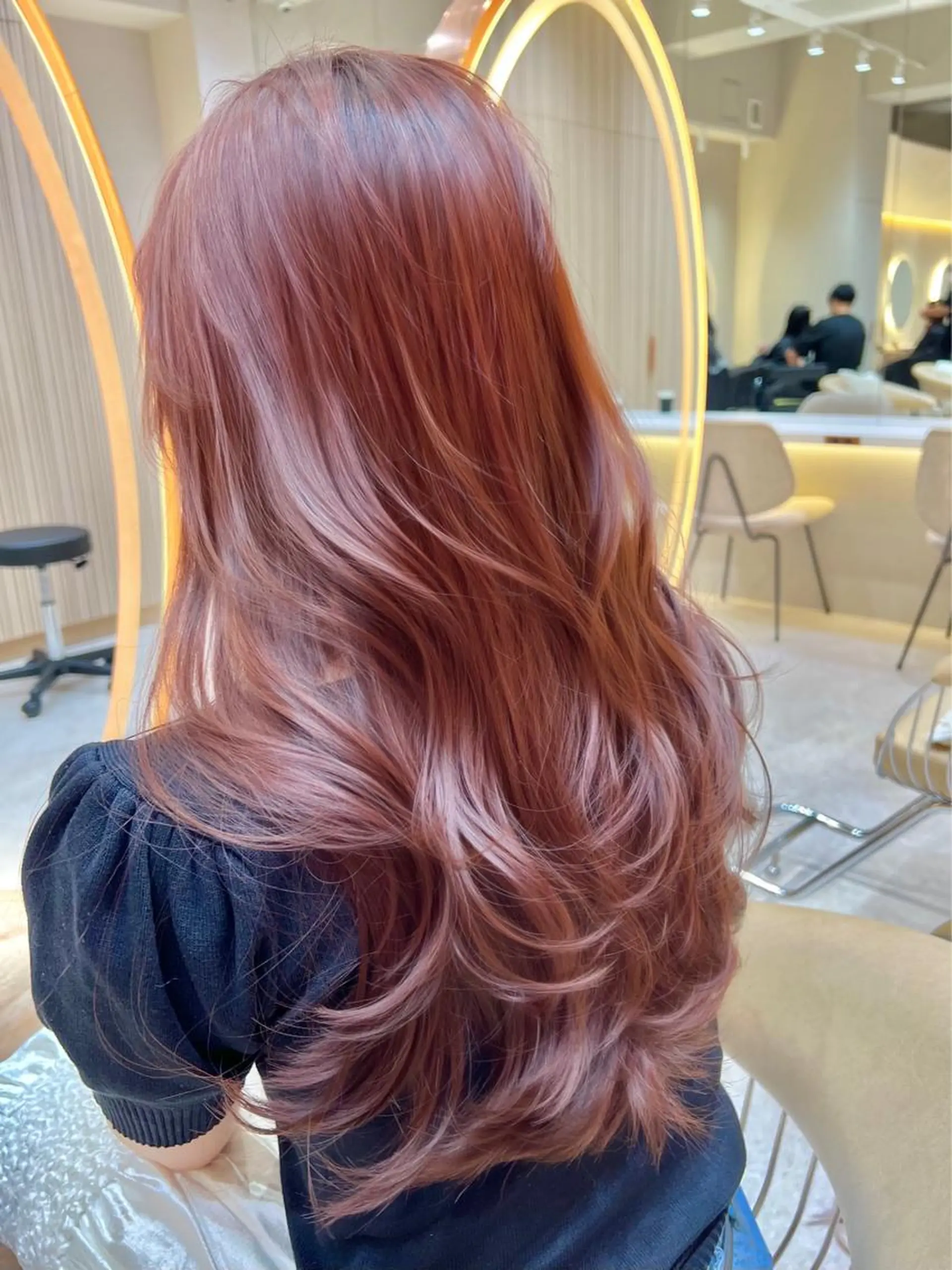 ロング カラー カット ヘアカラー トリートメント レイヤーカット/ 顔周り 五島巨幹のヘアスタイル