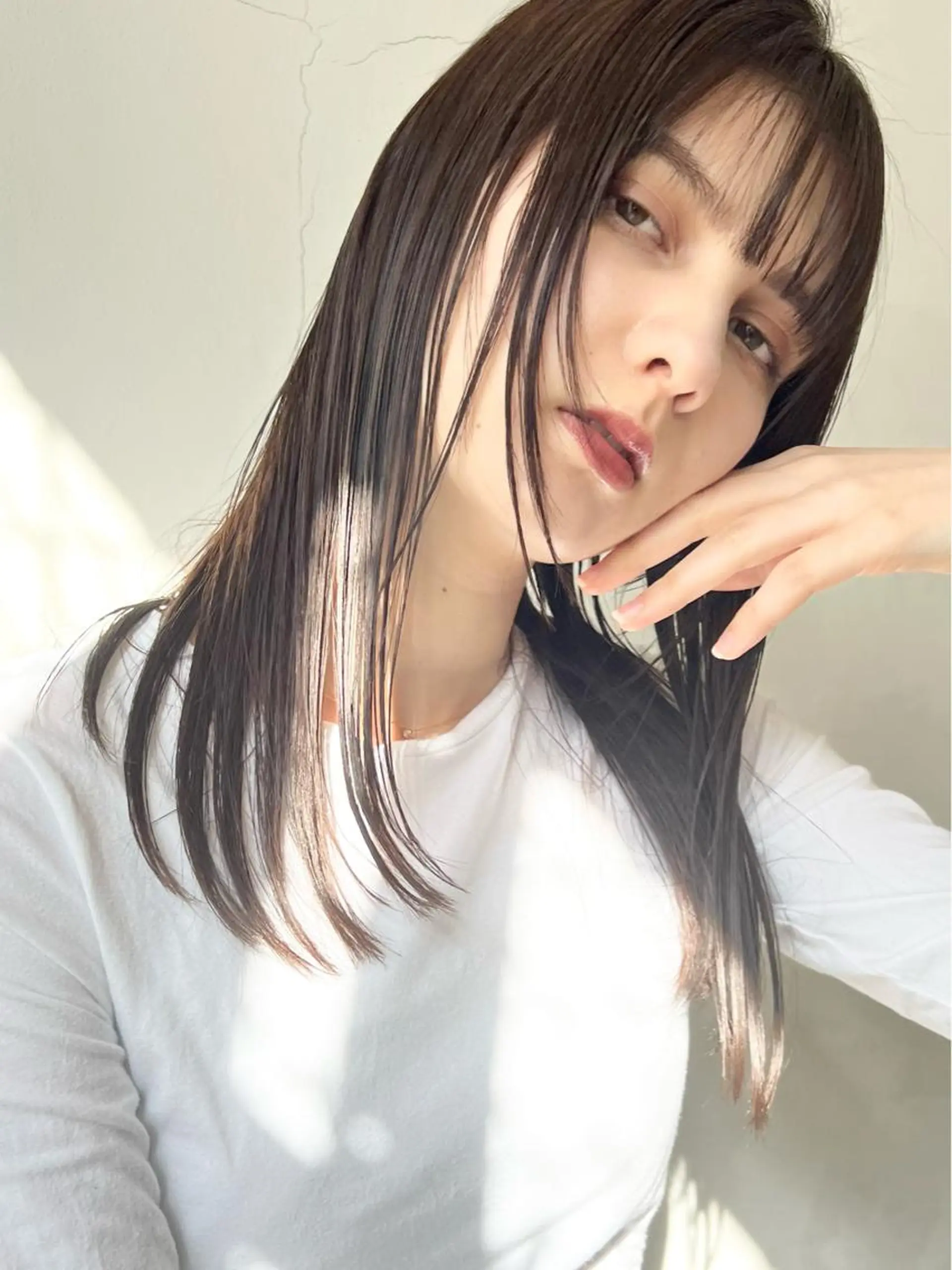 セミロング カラー ヘアアレンジ セミロングパーマ 髪質改善 トリートメント 酸熱トリートメント カット ヘアカラー HARU//原宿🤍 リピート率NO.1のヘアスタイル